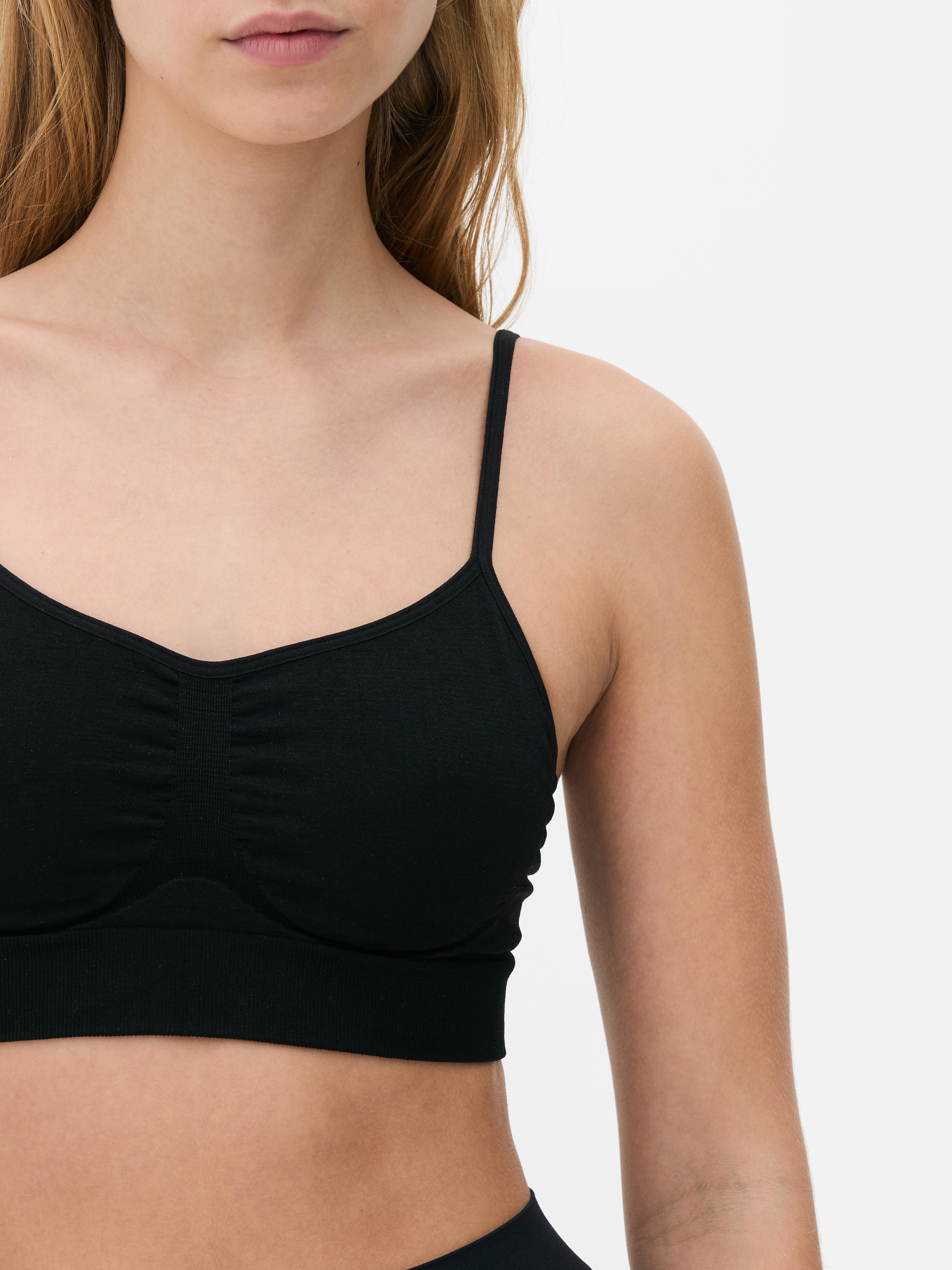 Brassière sans coutures à col en V