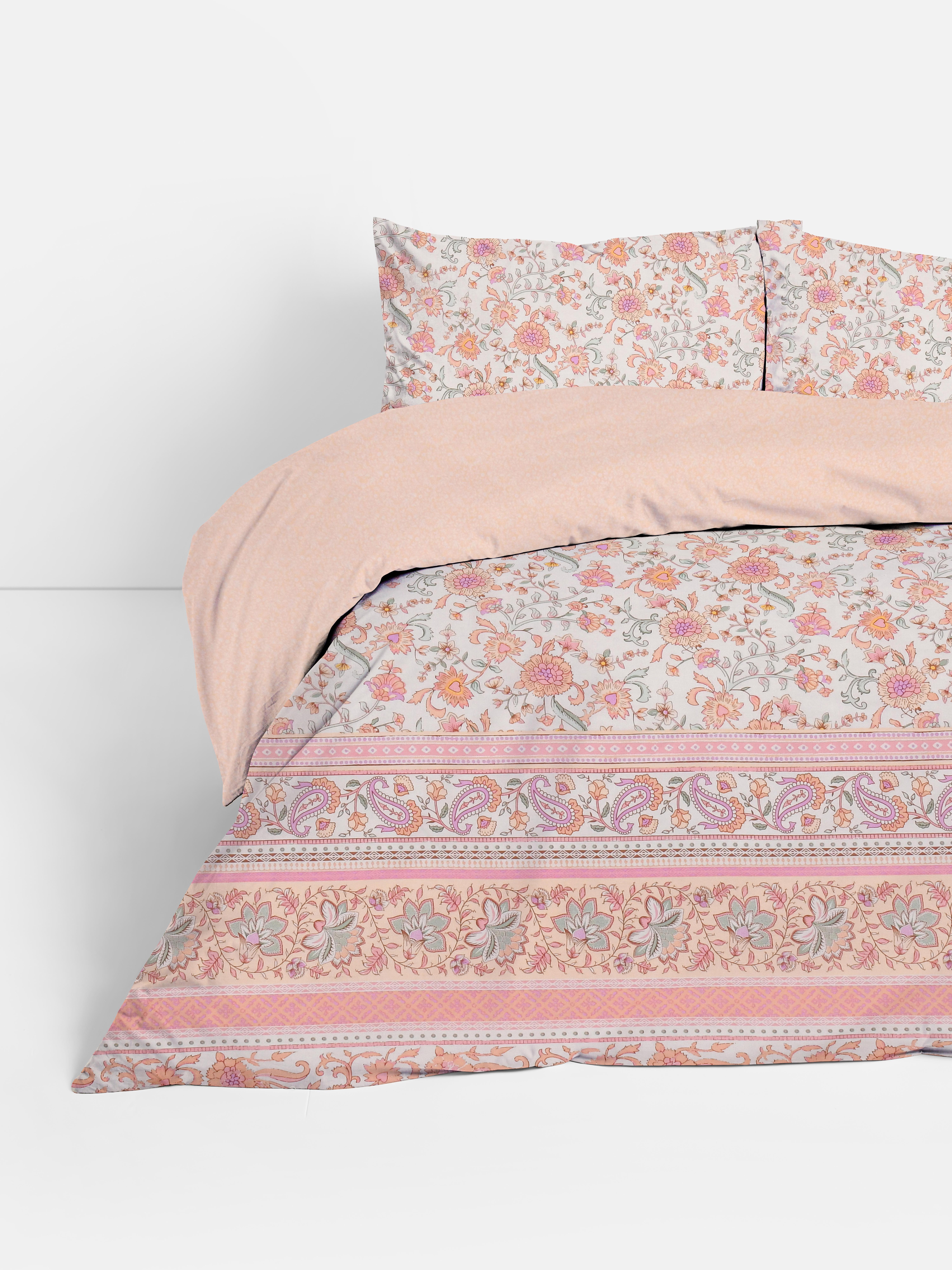 Kingsize dekbedovertrekset met boho paisleyprint