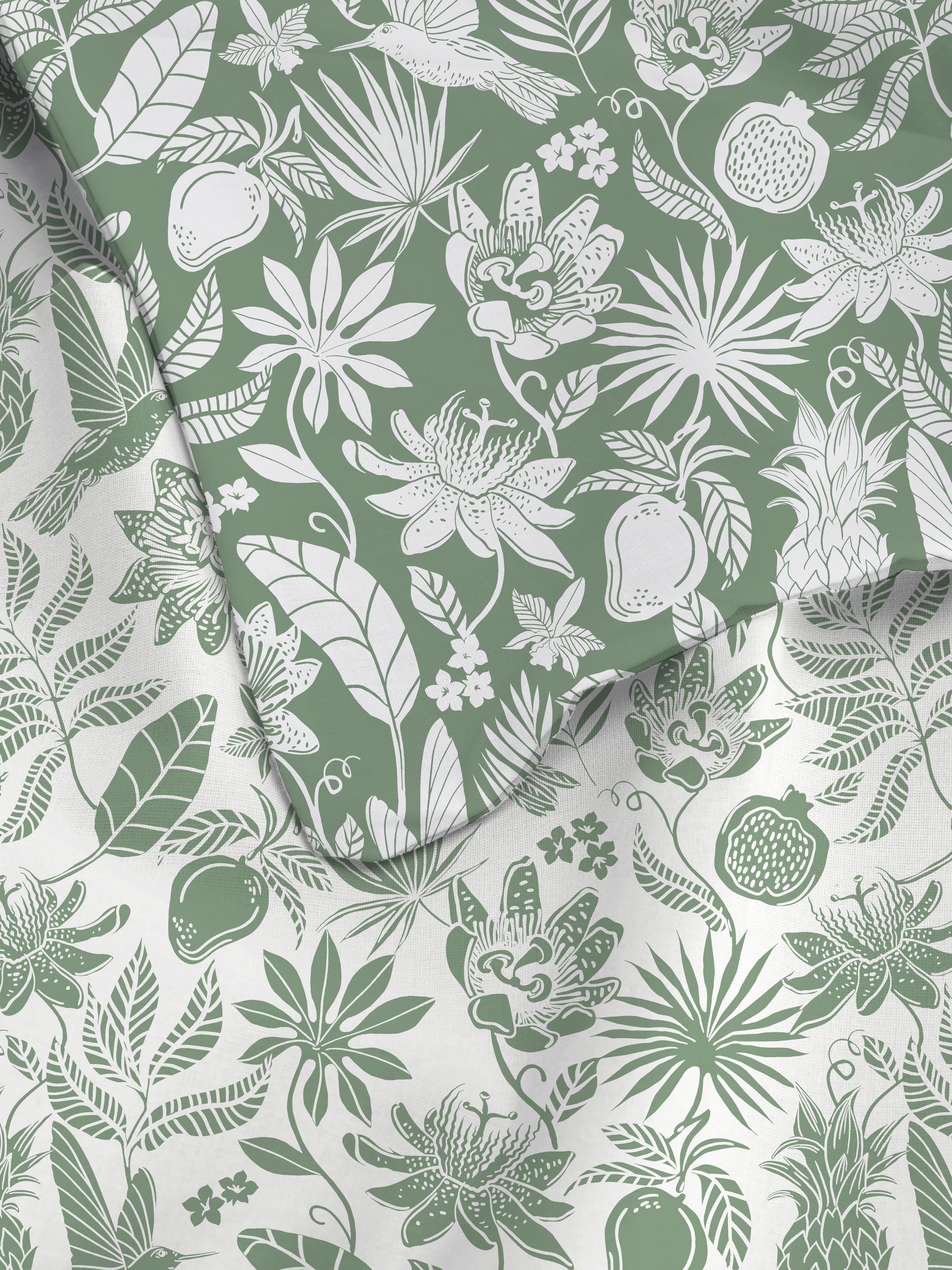 Tropical Leaf King Duvet Cover Set