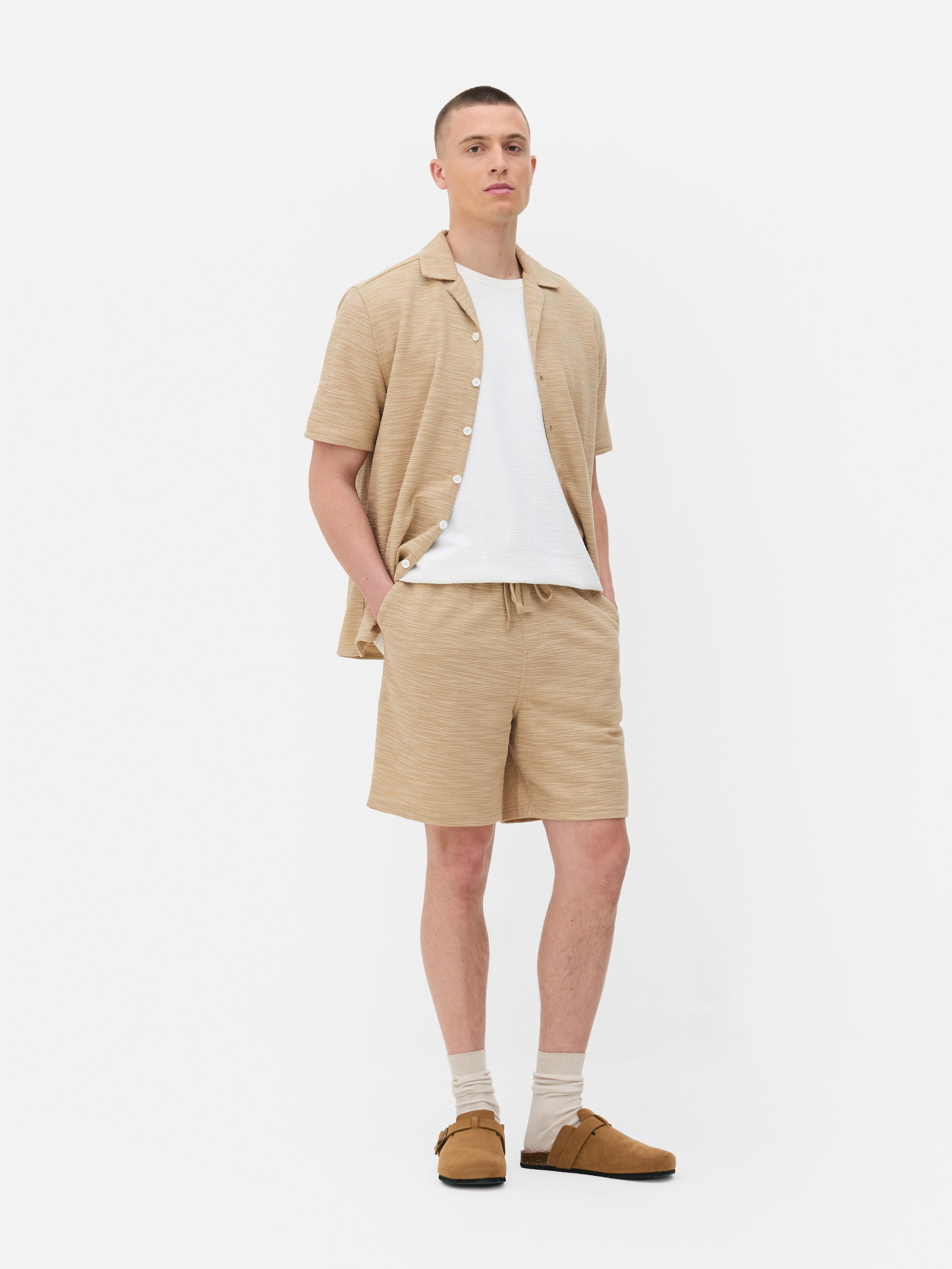Drawstring Jersey Shorts