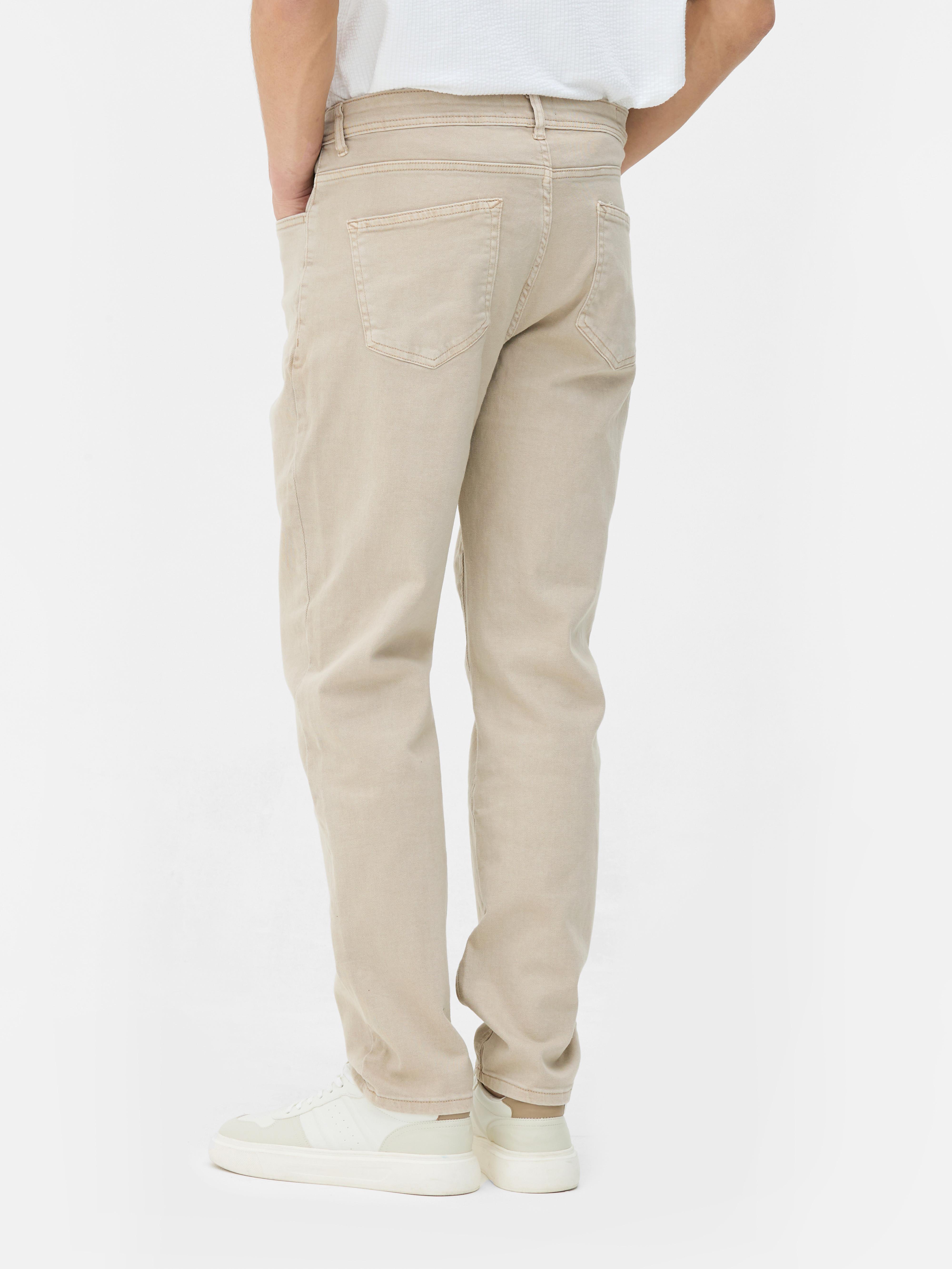 Jean droit taille mi-haute