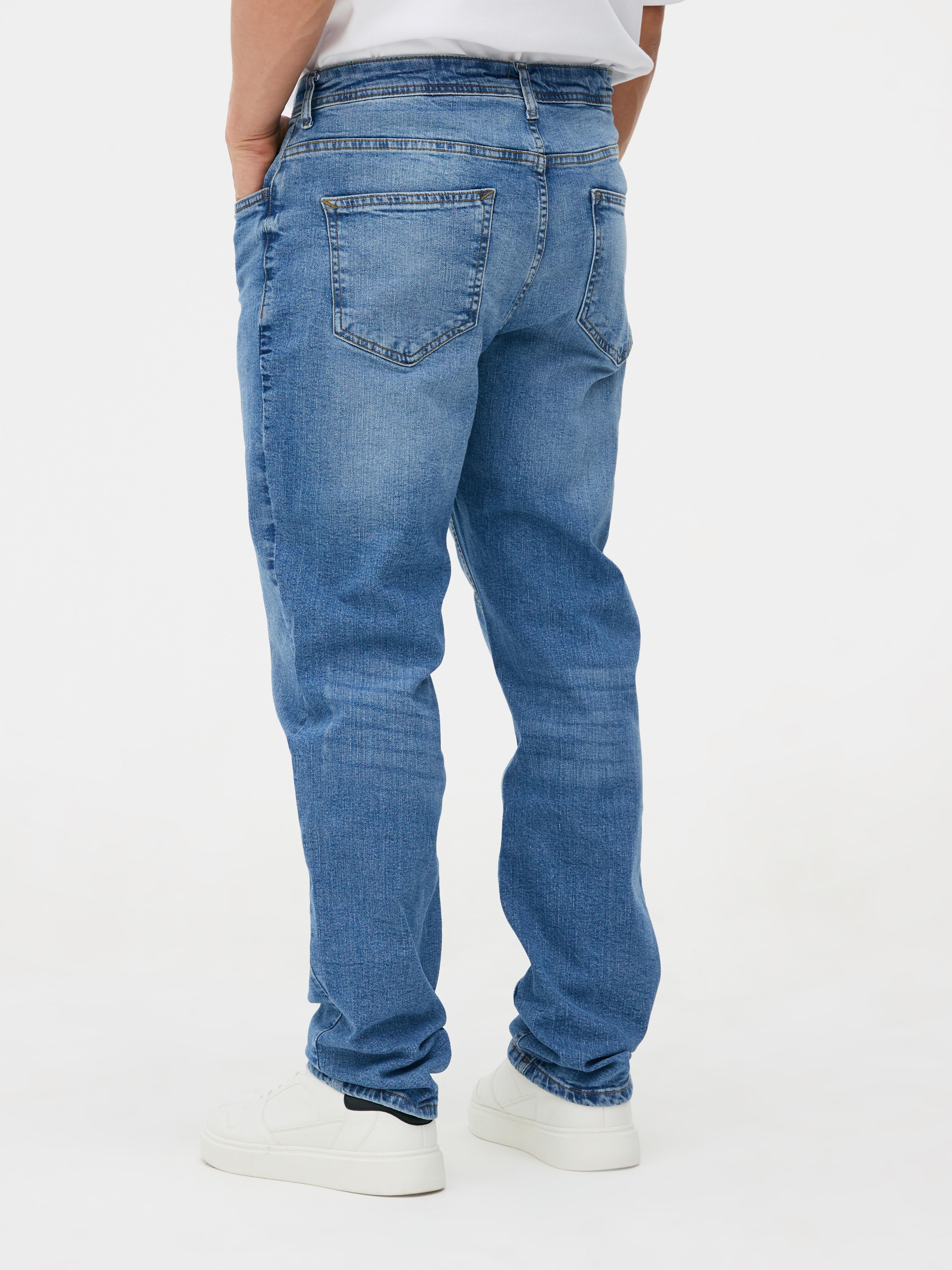 Vaqueros de pernera recta de talle medio