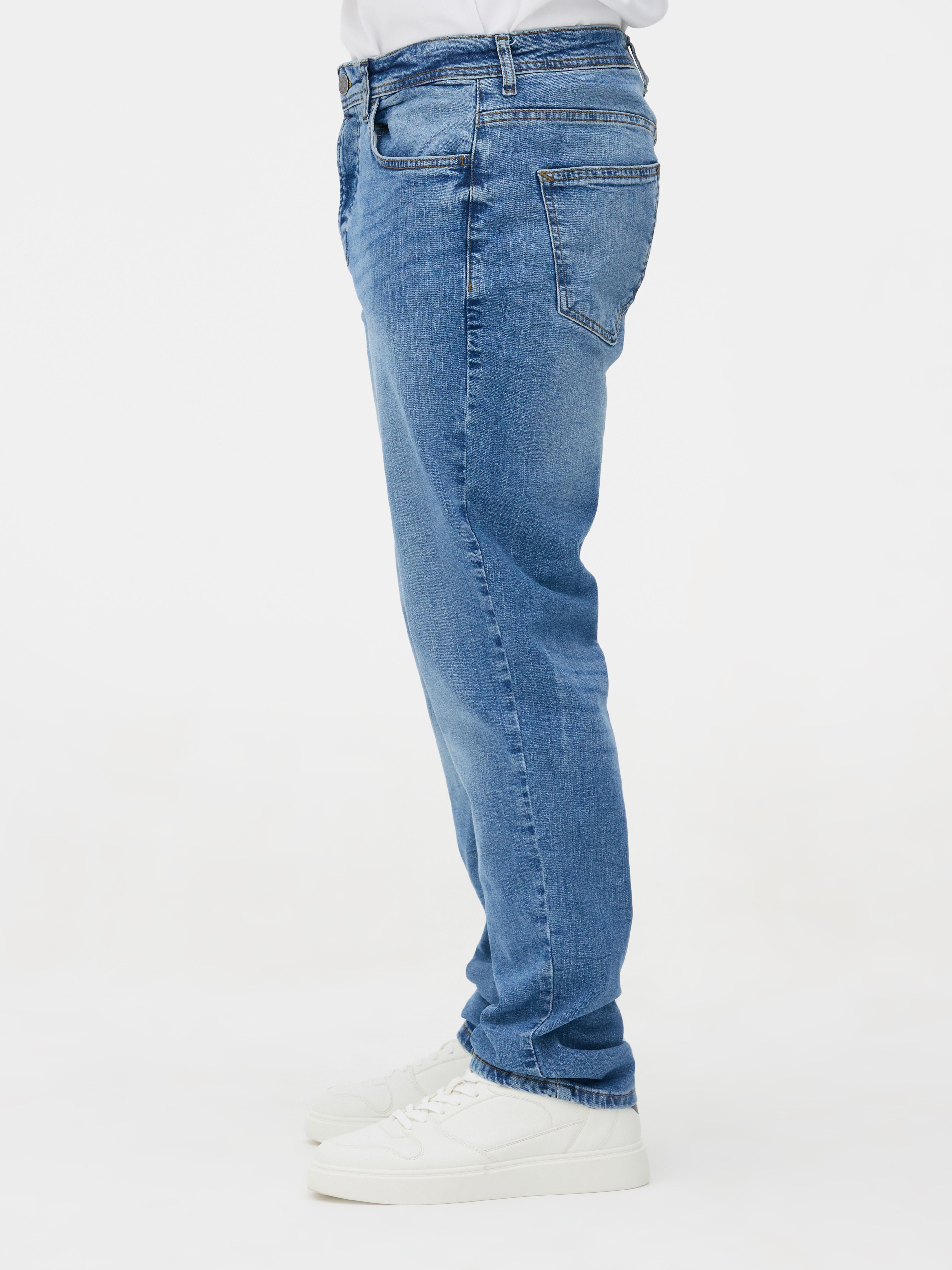 Vaqueros de pernera recta de talle medio