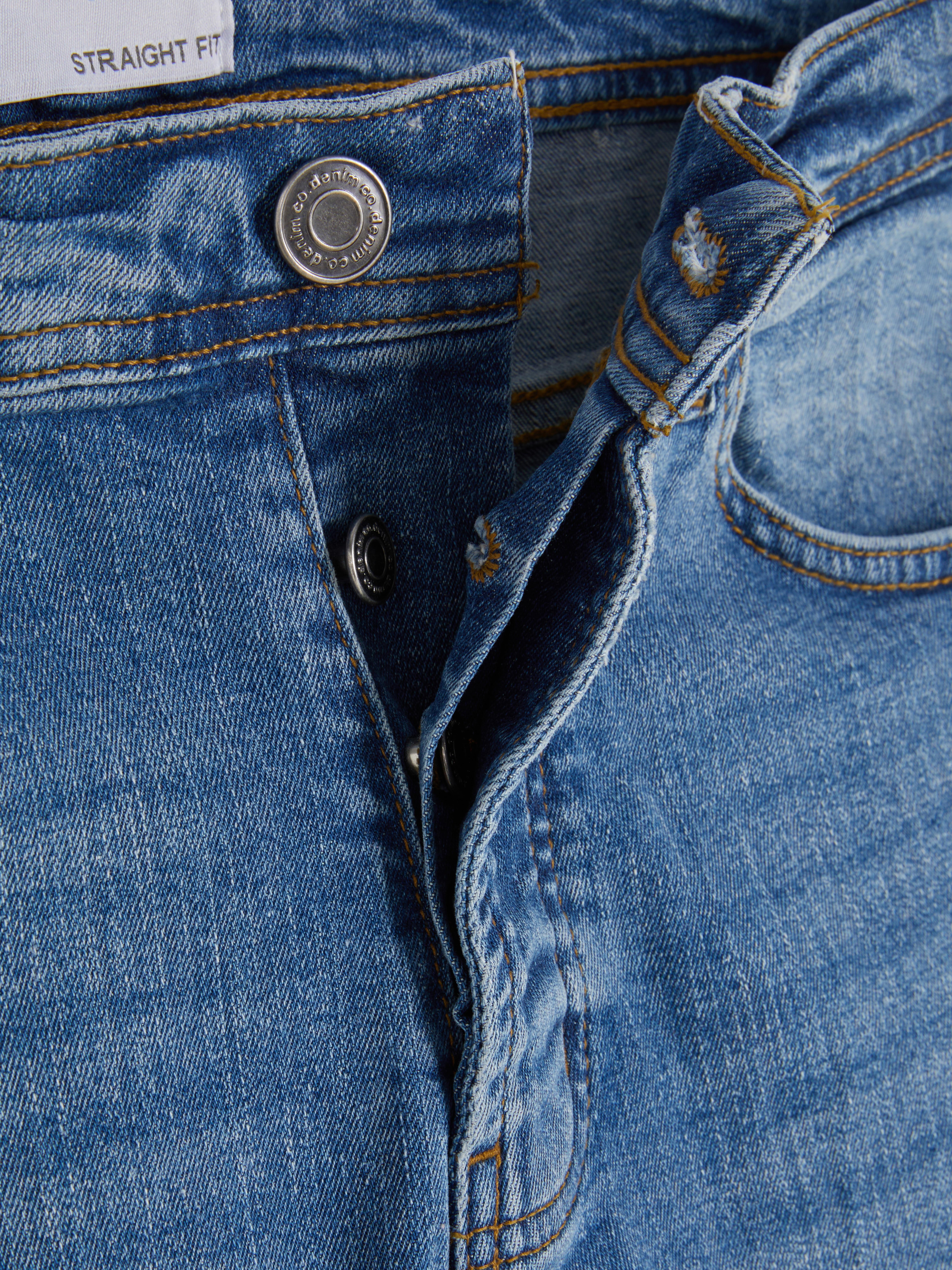 Vaqueros de pernera recta de talle medio