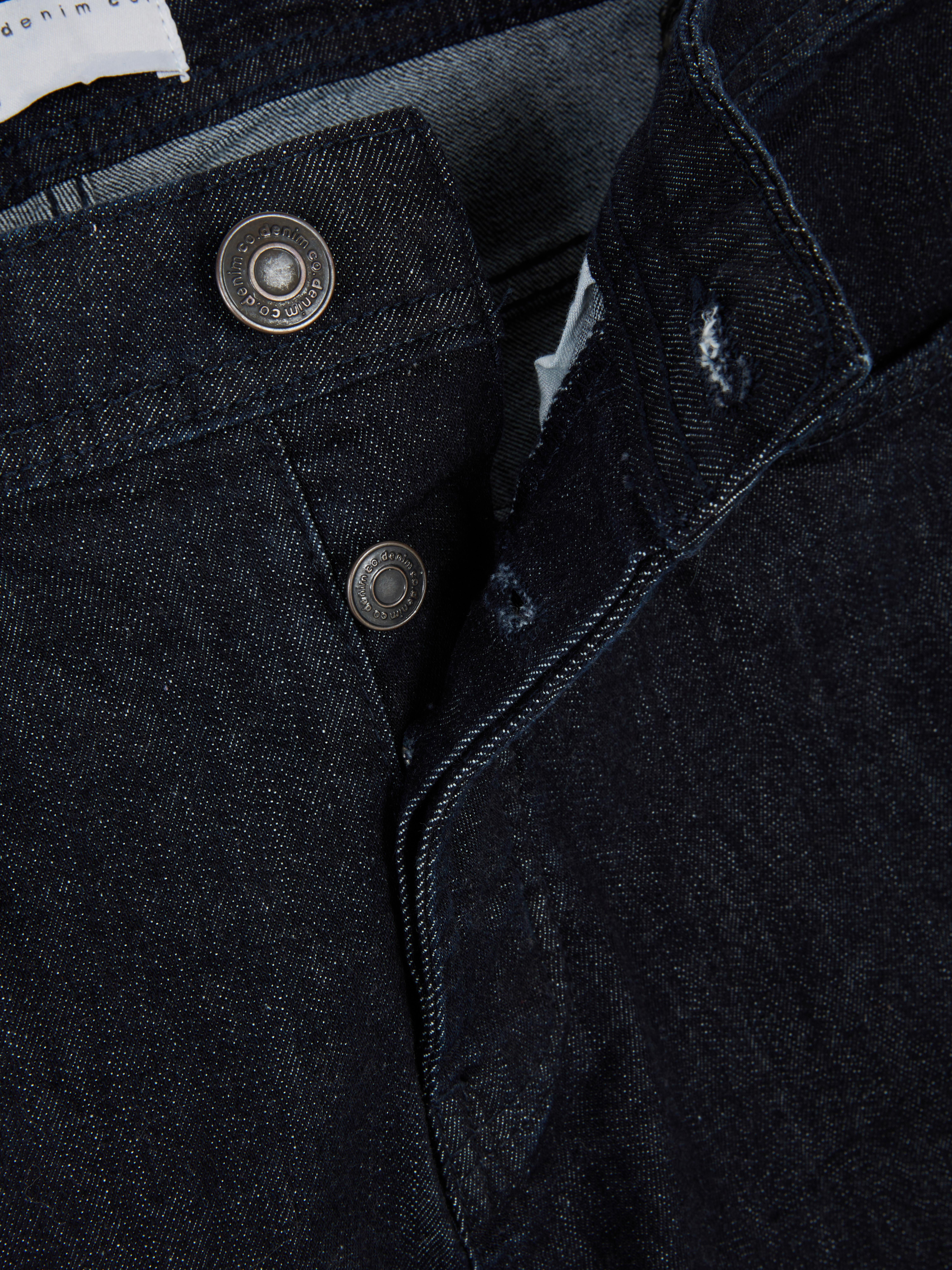 Jeans met halfhoge taille en rechte pijpen