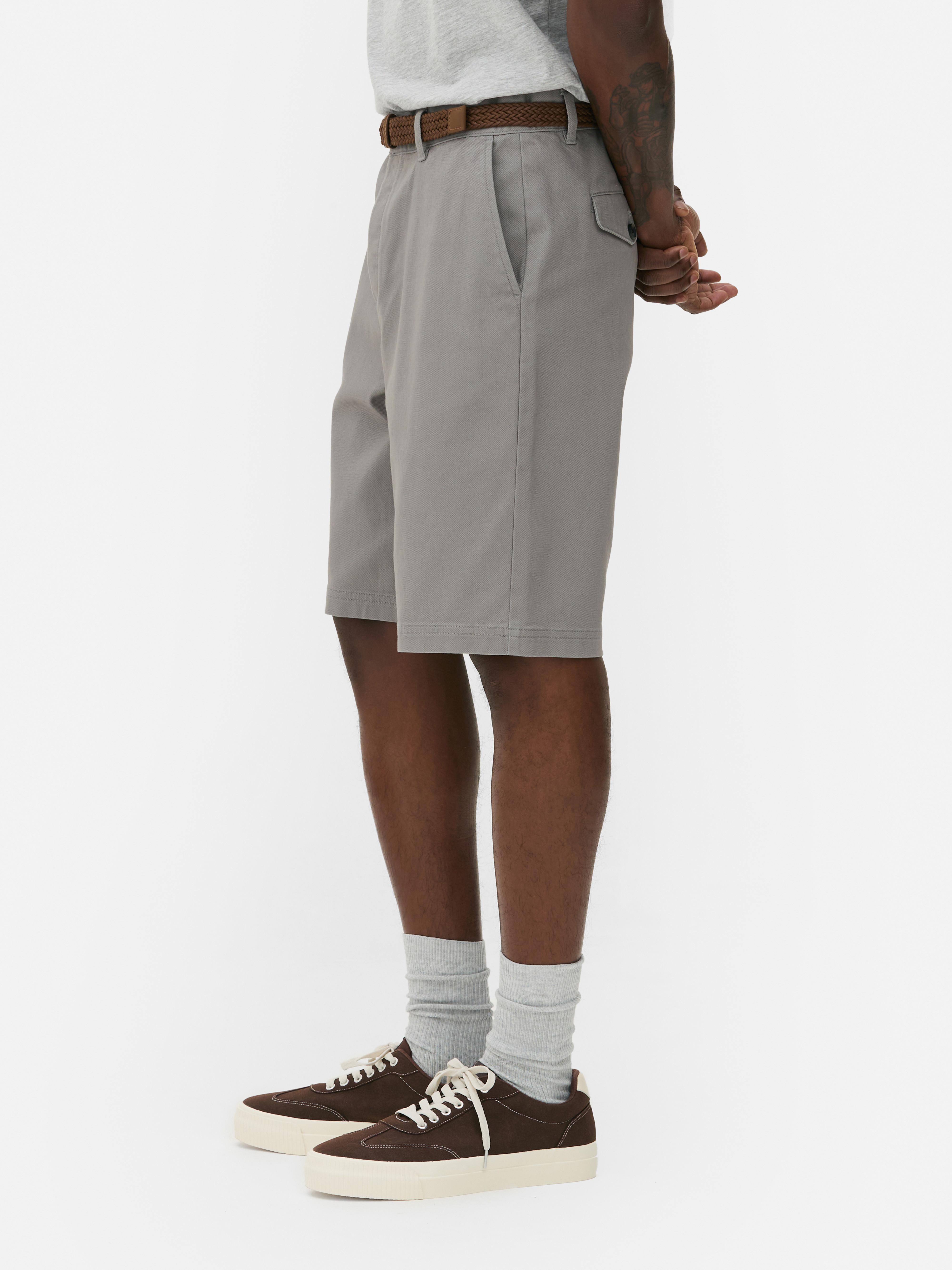 Belted Chino Shorts