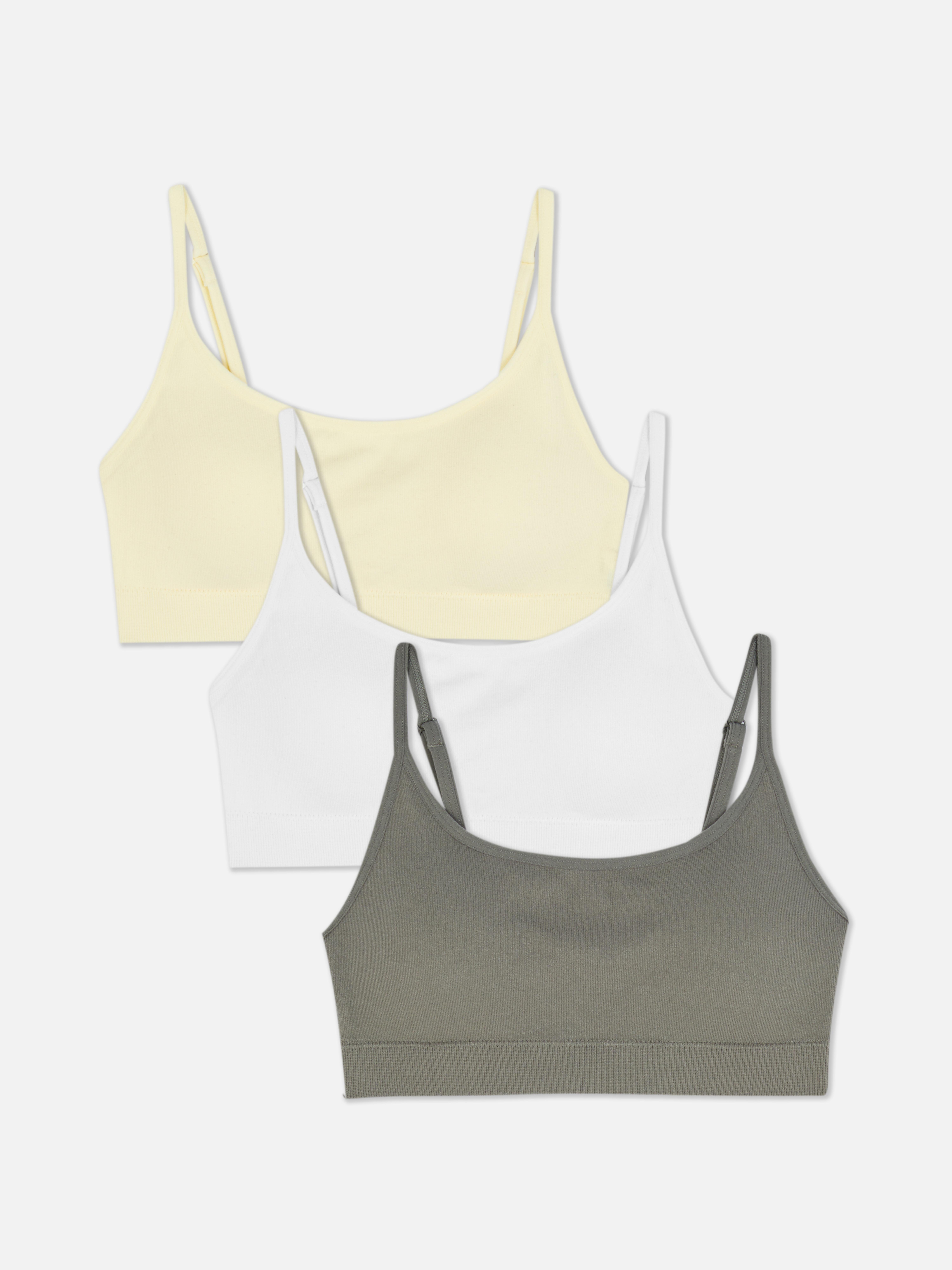 3pk Seamless Bralettes