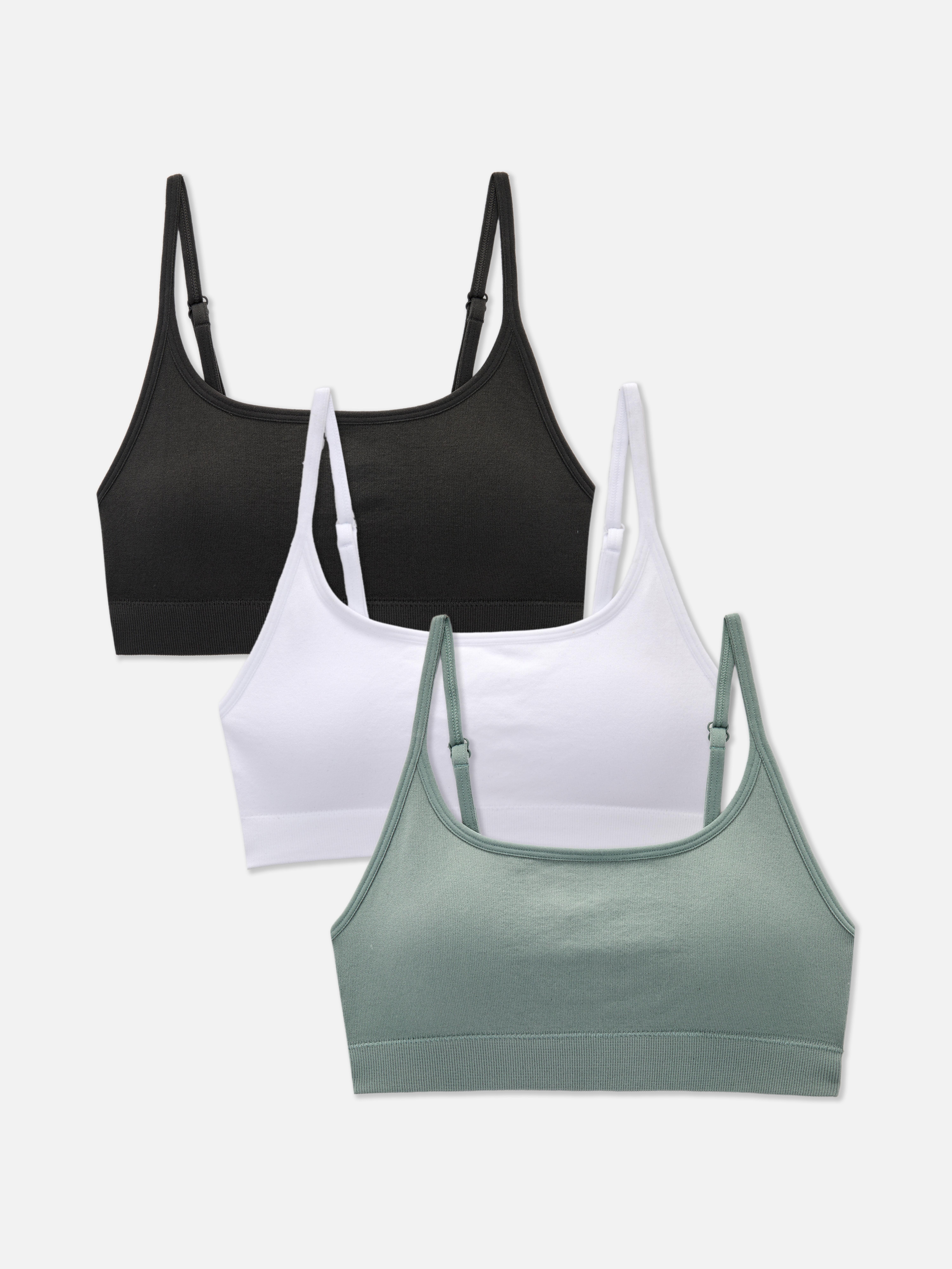 Pack de 3 bralettes sin costuras