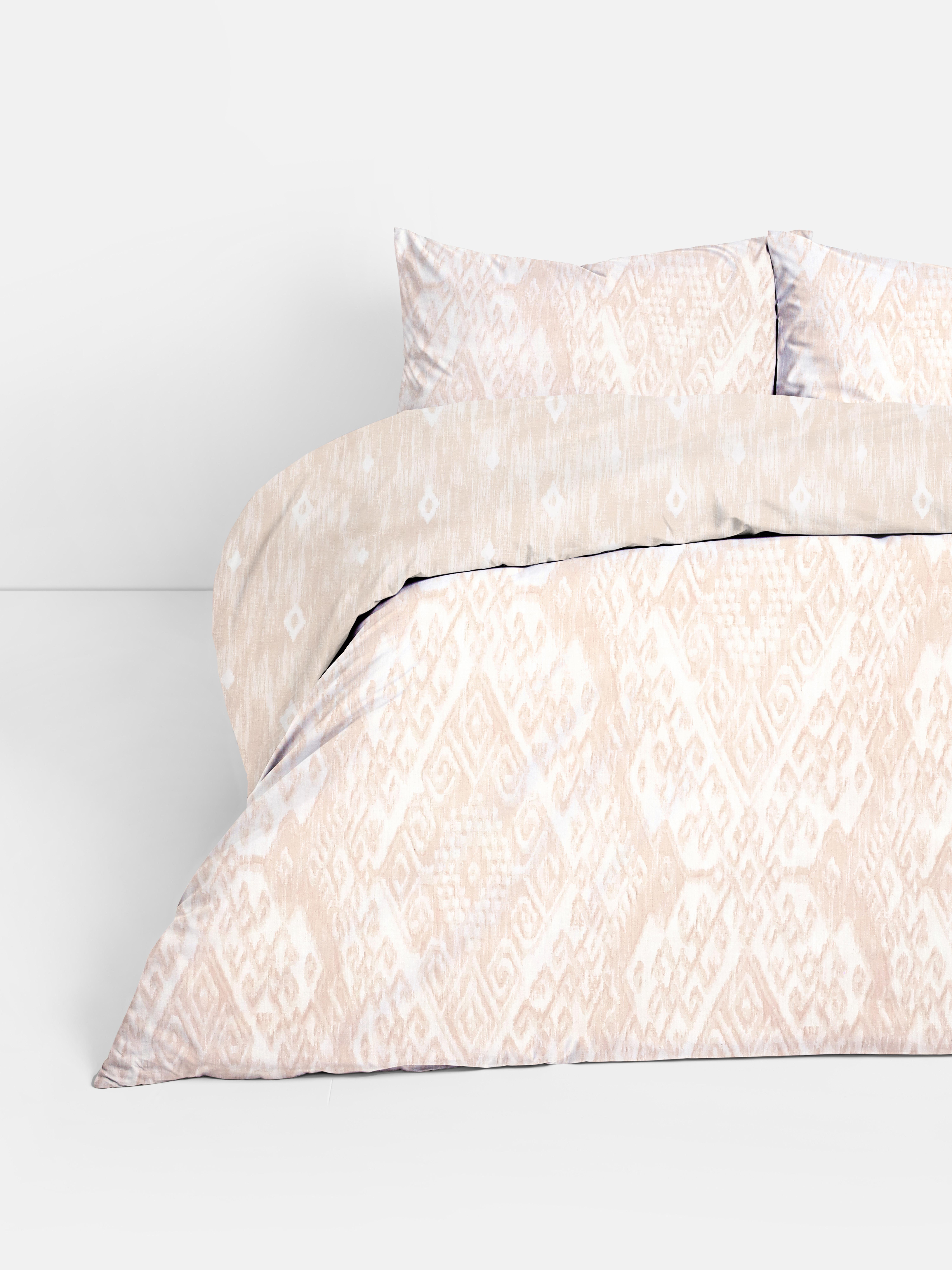 Washed Ikat Double Duvet Set