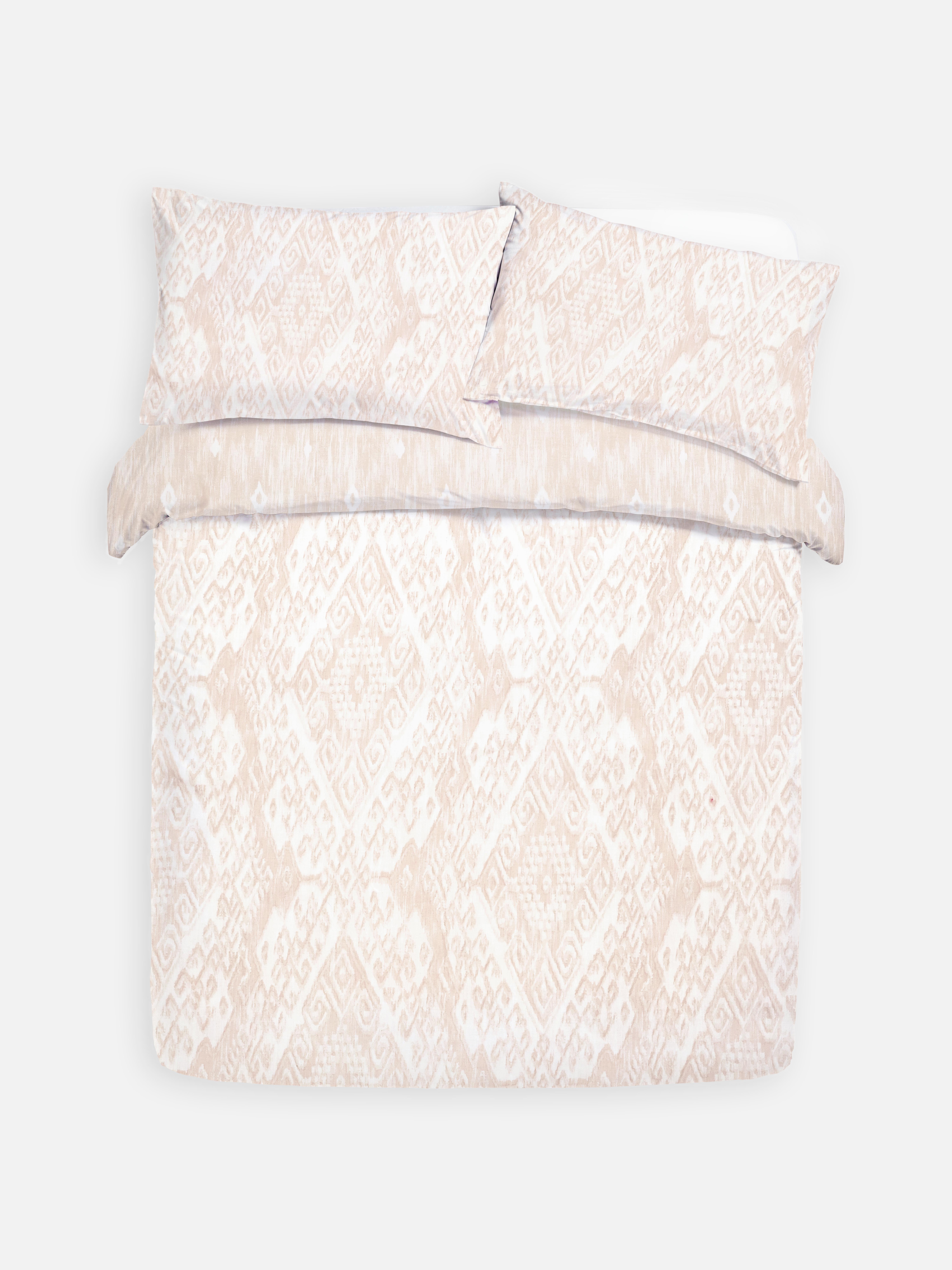 Washed Ikat King Duvet Cover Set