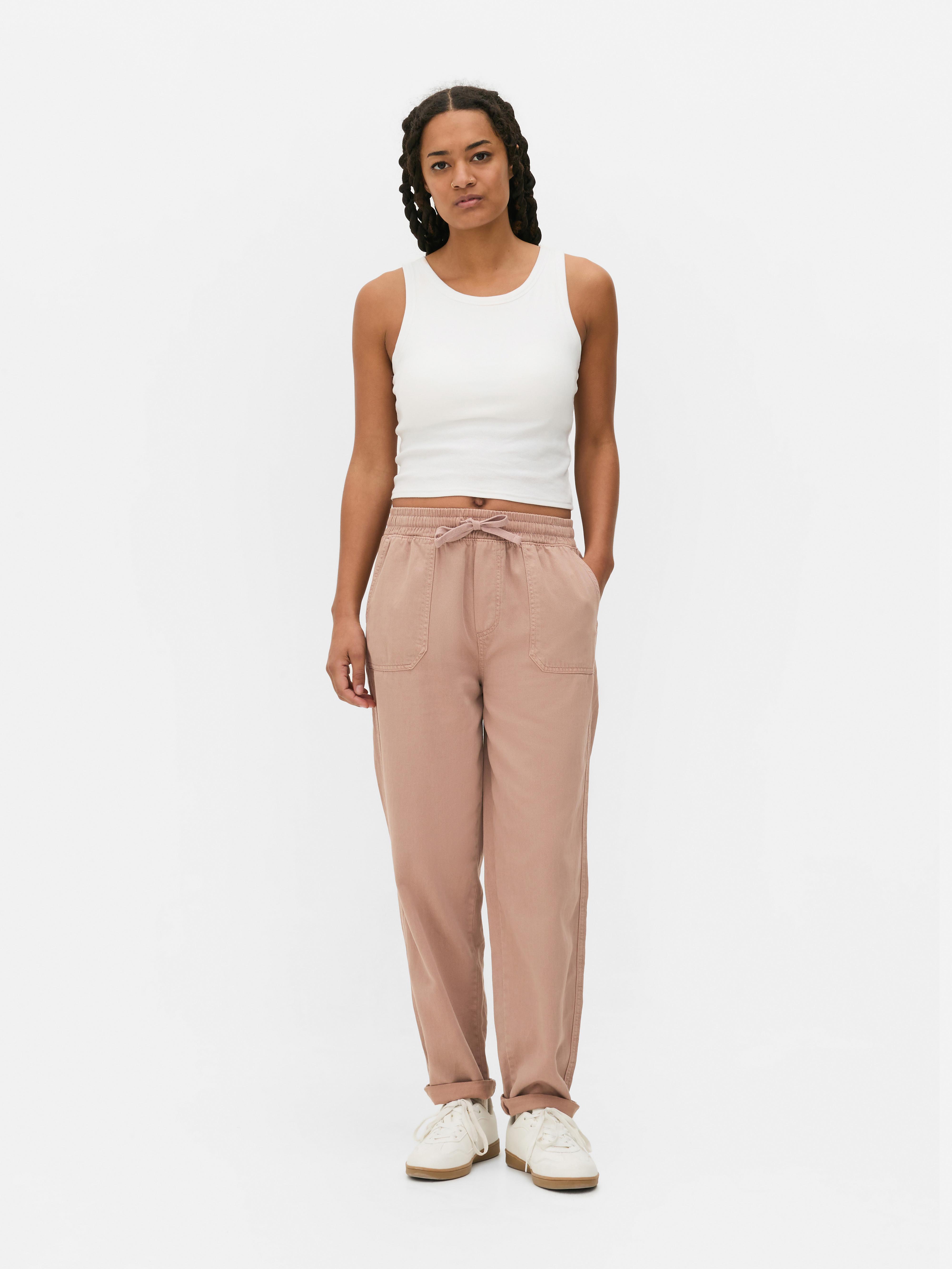 Pantaloni da tuta con laccetti in vita