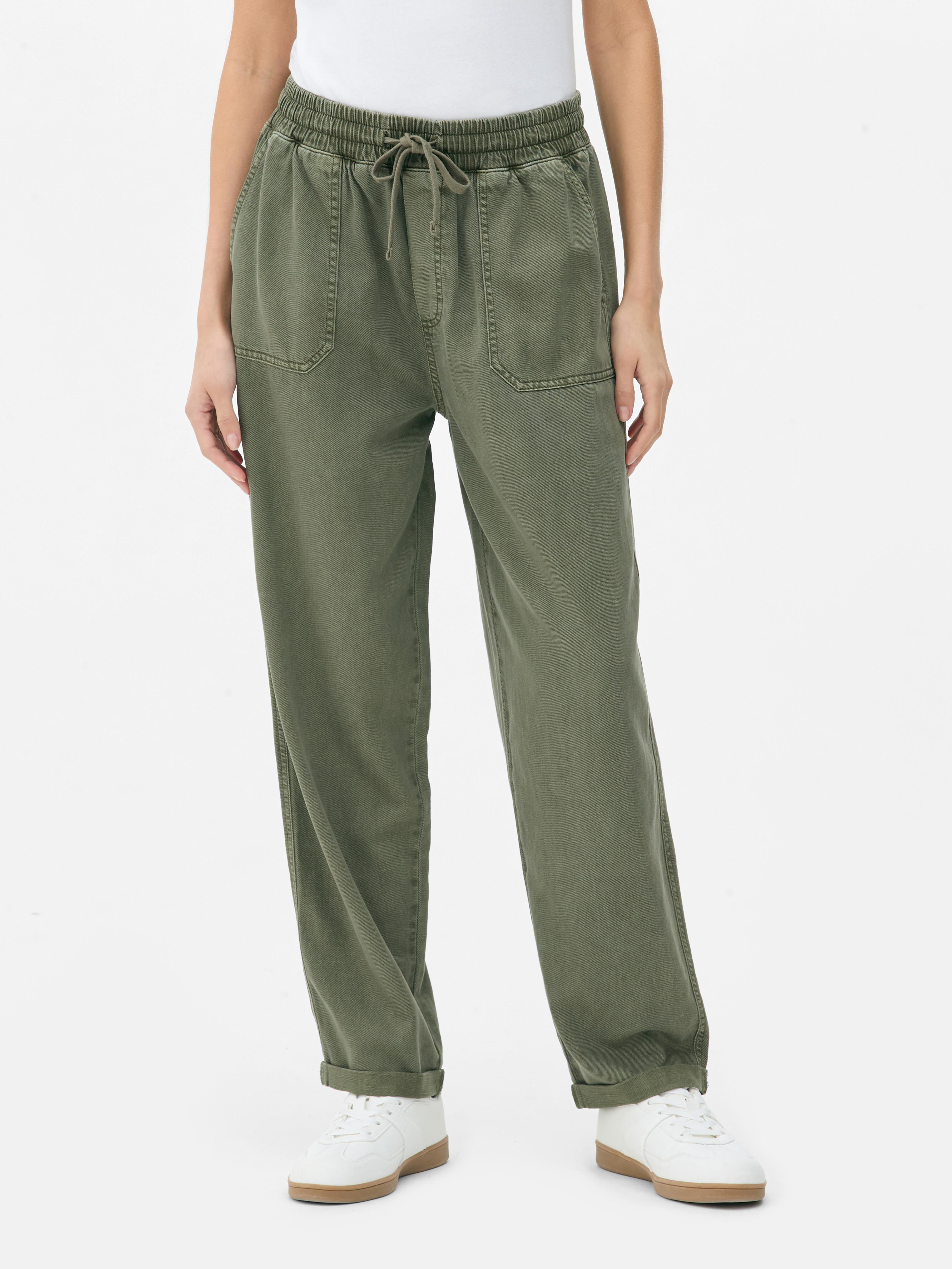 Pantaloni da tuta con laccetti in vita