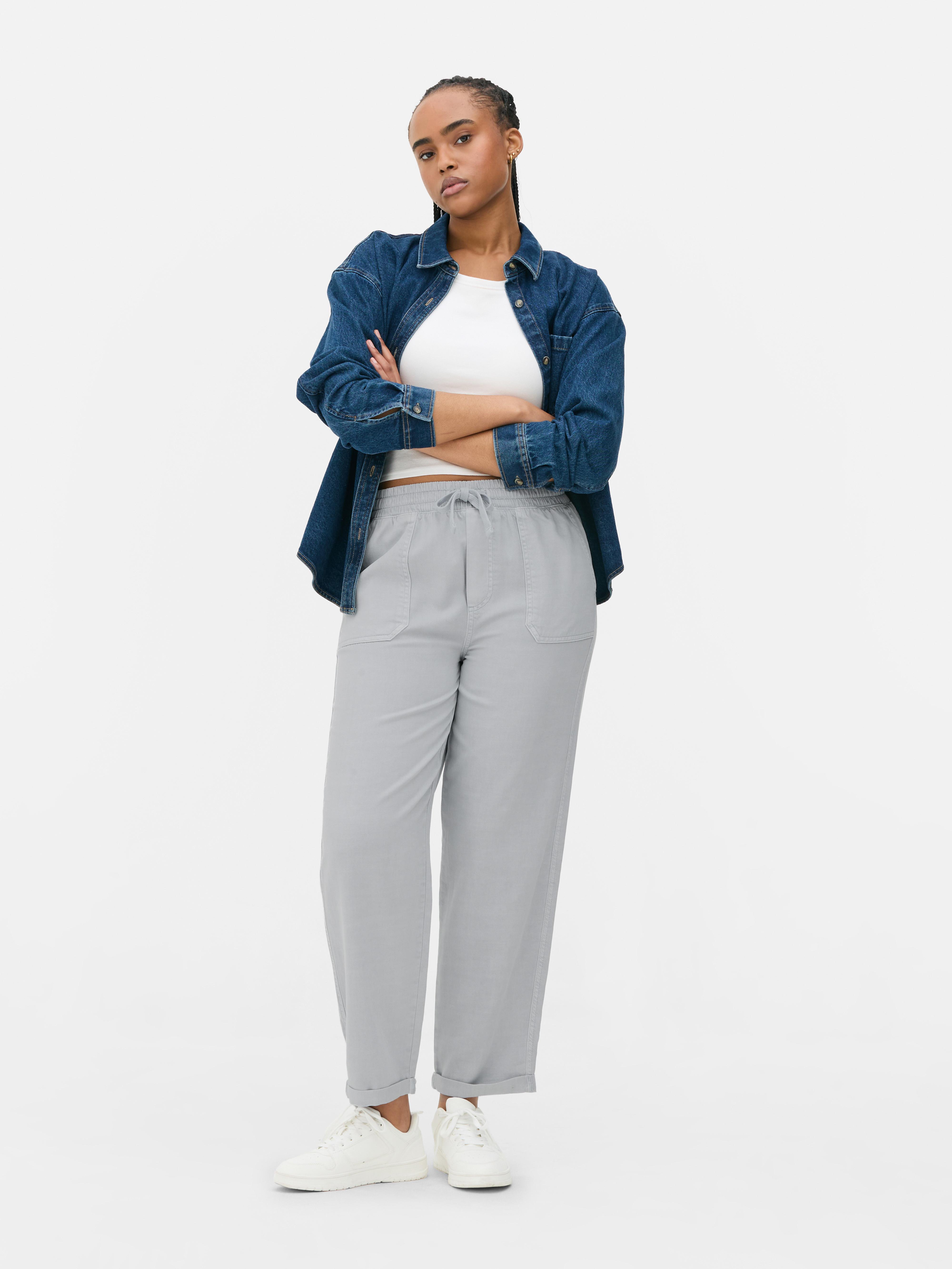 Pantaloni da tuta con laccetti in vita