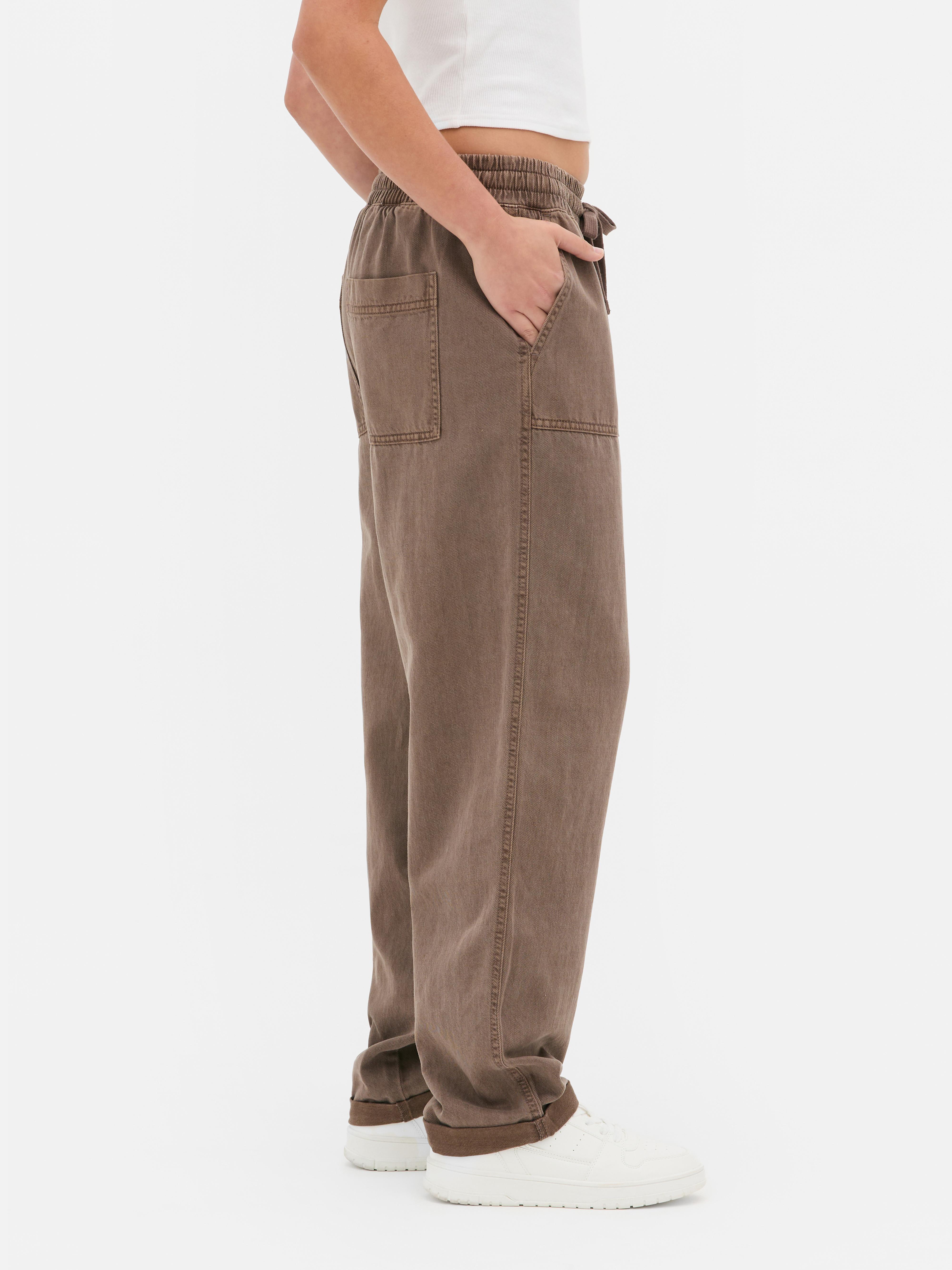 Pantaloni da tuta con laccetti in vita