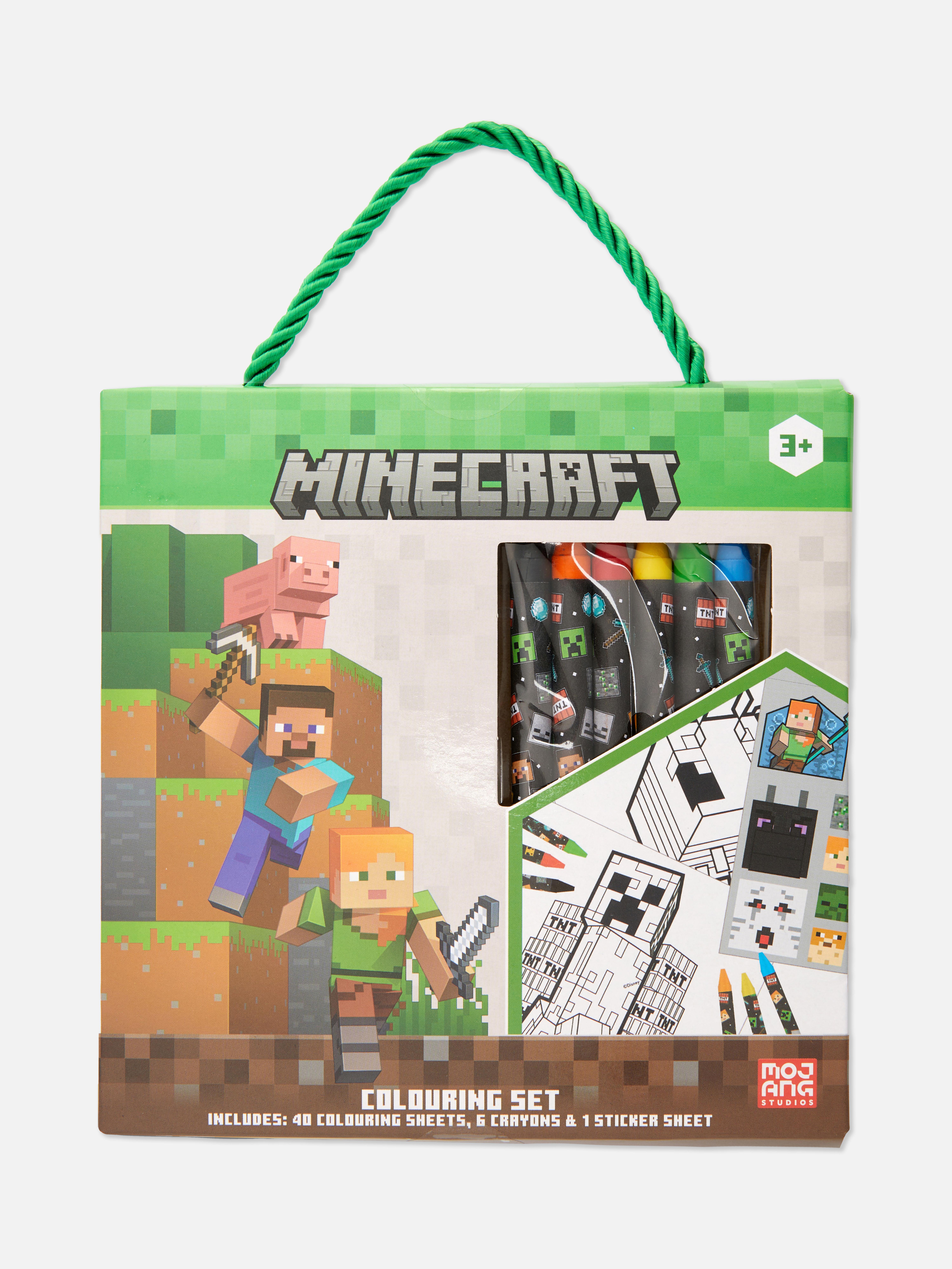 Set da colorare da viaggio Minecraft
