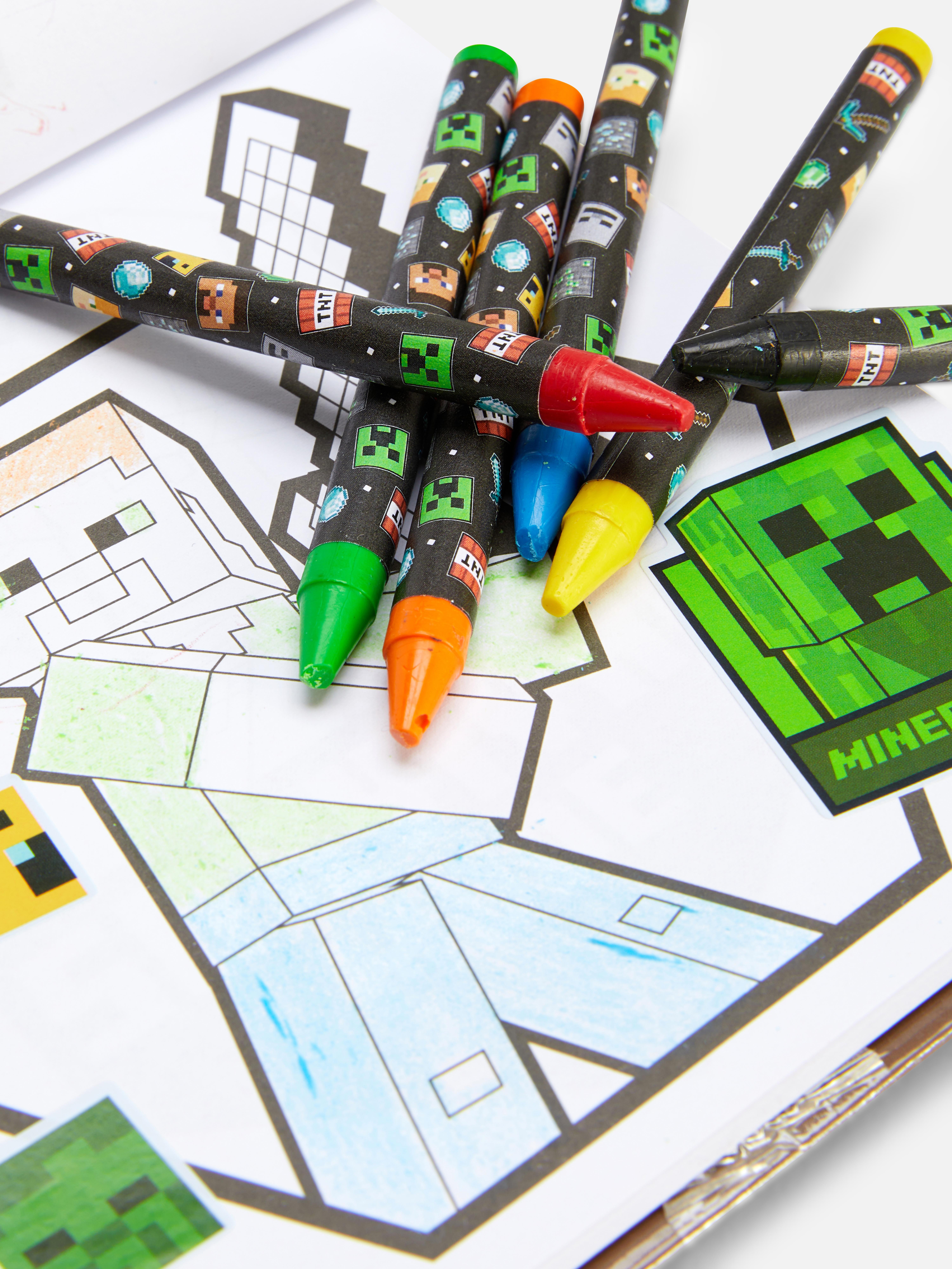 Multi Minecraft Carry Colouring Set | Primark