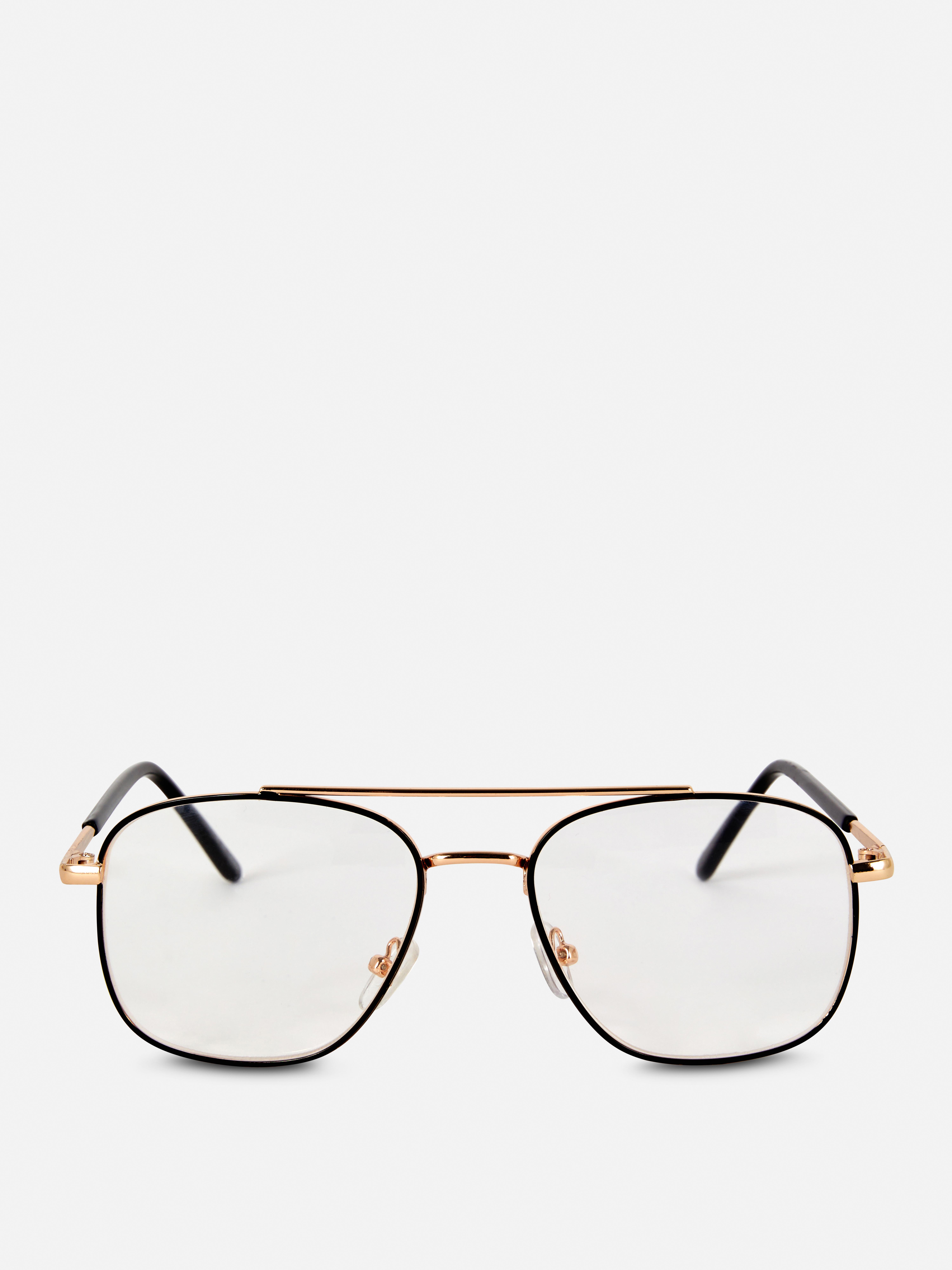 Ochelari aviator metalici pentru citit