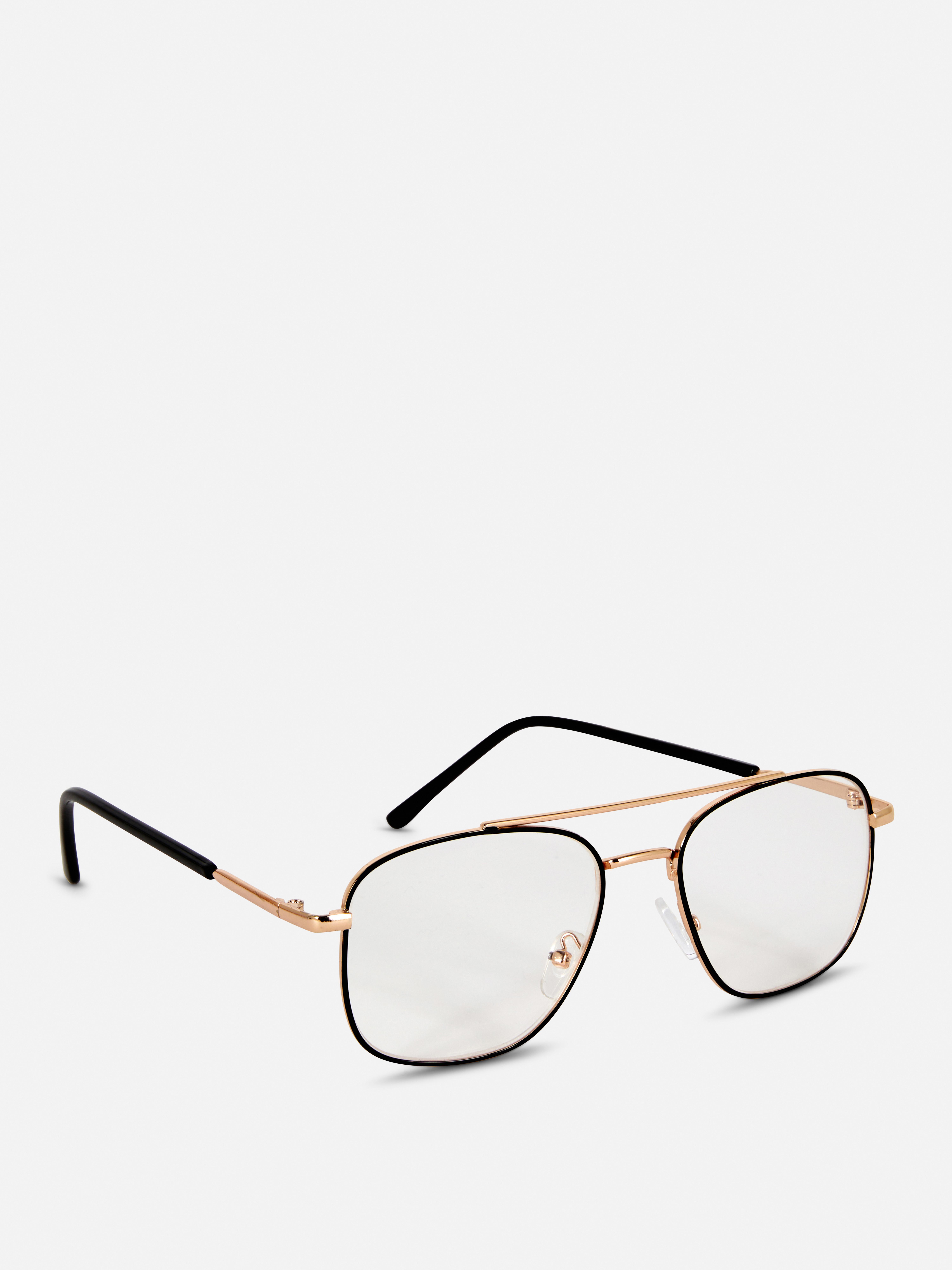 Ochelari aviator metalici pentru citit