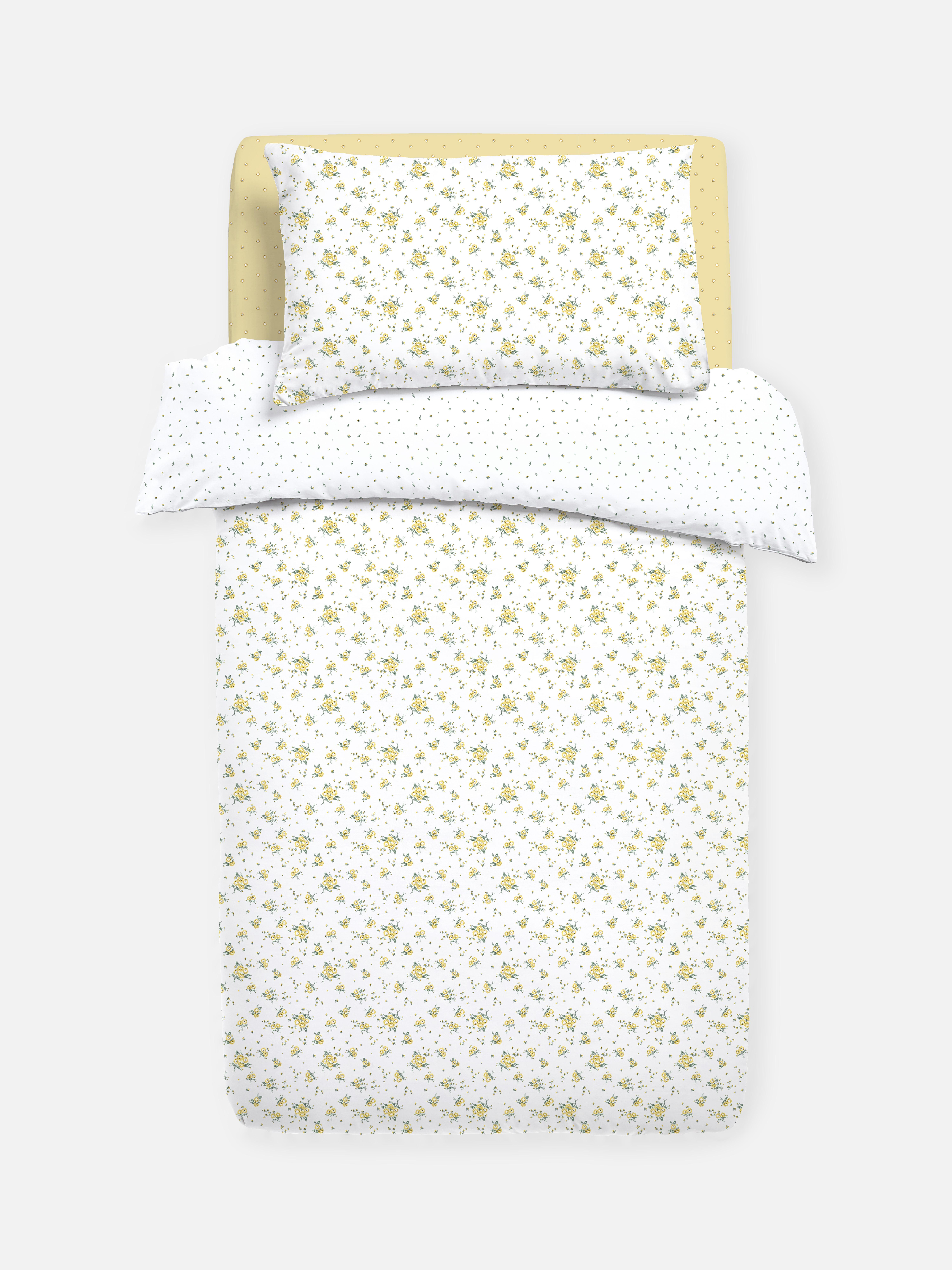 Reversible Single Ditsy Floral Duvet Cover Set