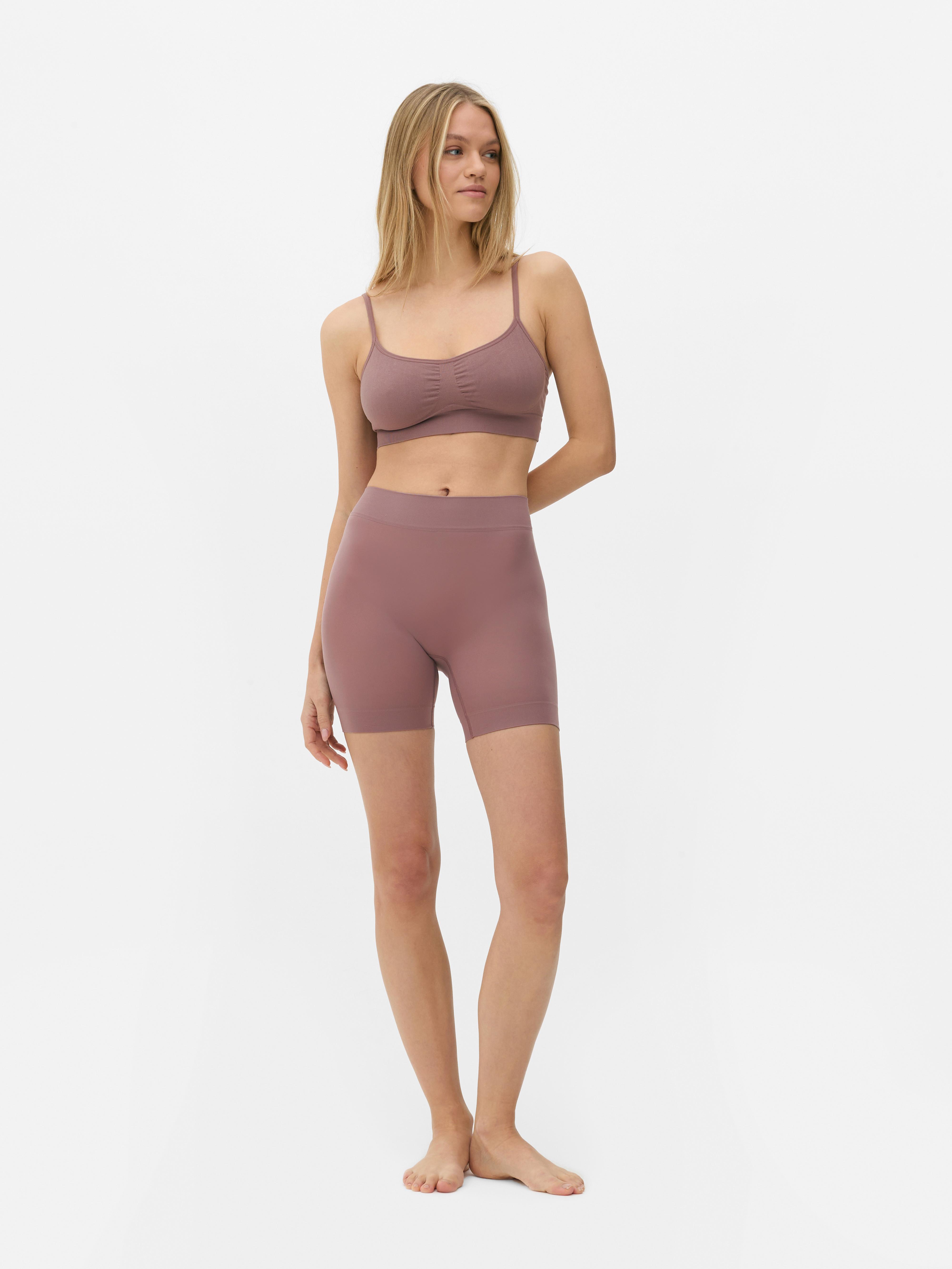 Nahtloser Shapewear-Bralette-BH Mokkafarben