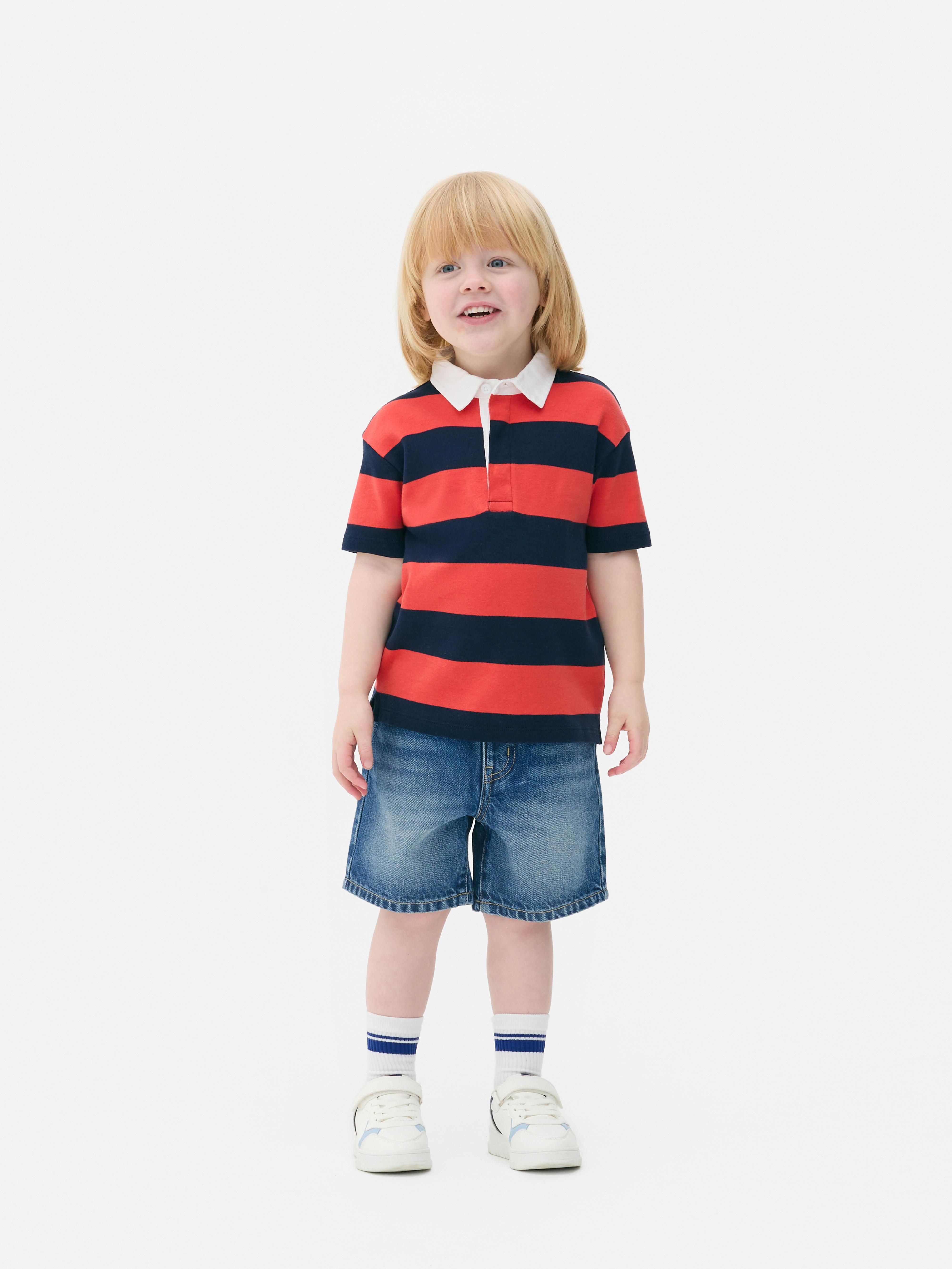 Stretch Waistband Denim Shorts