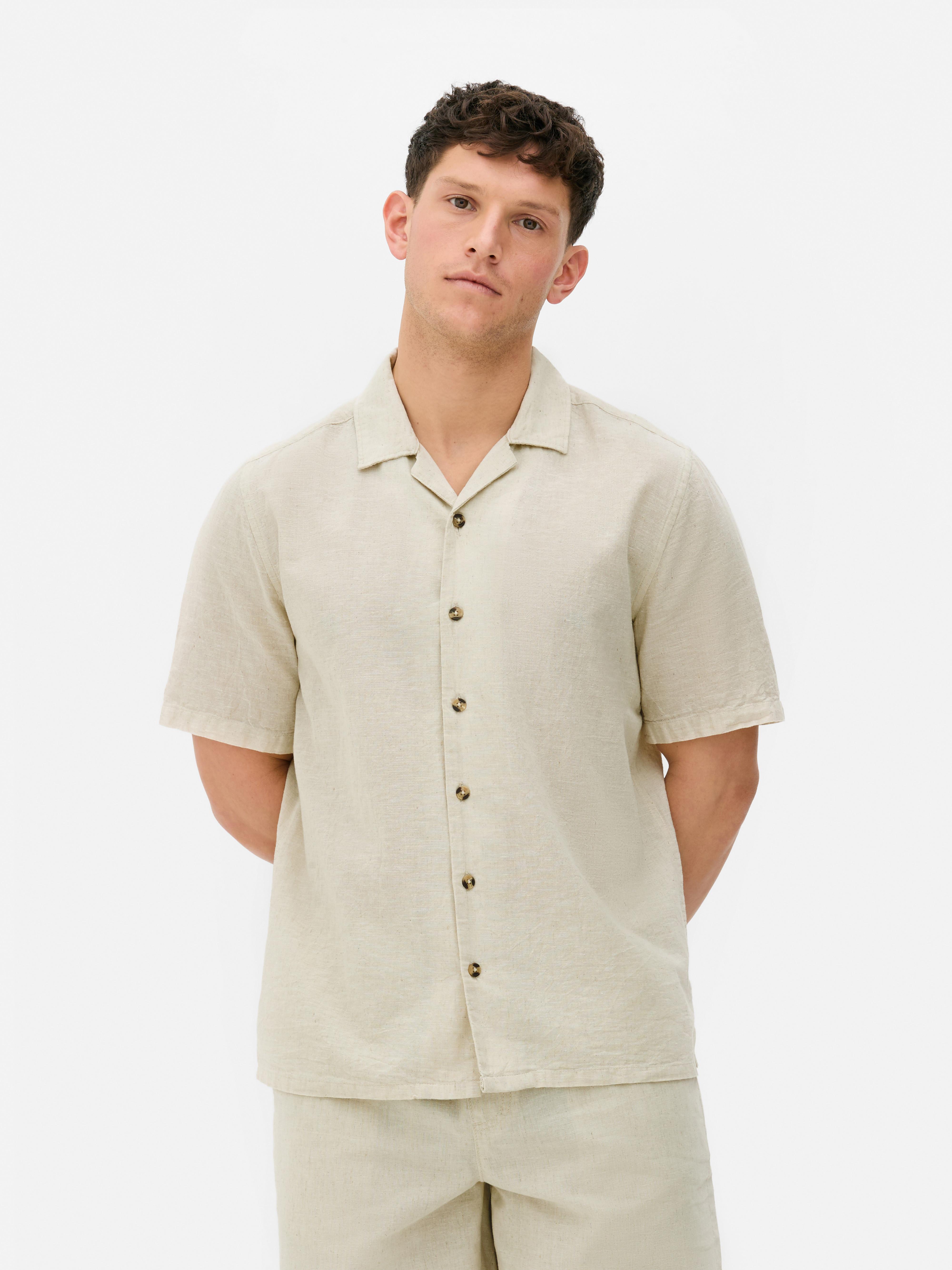 Co-Ord Short Sleeved Linen T-Shirt