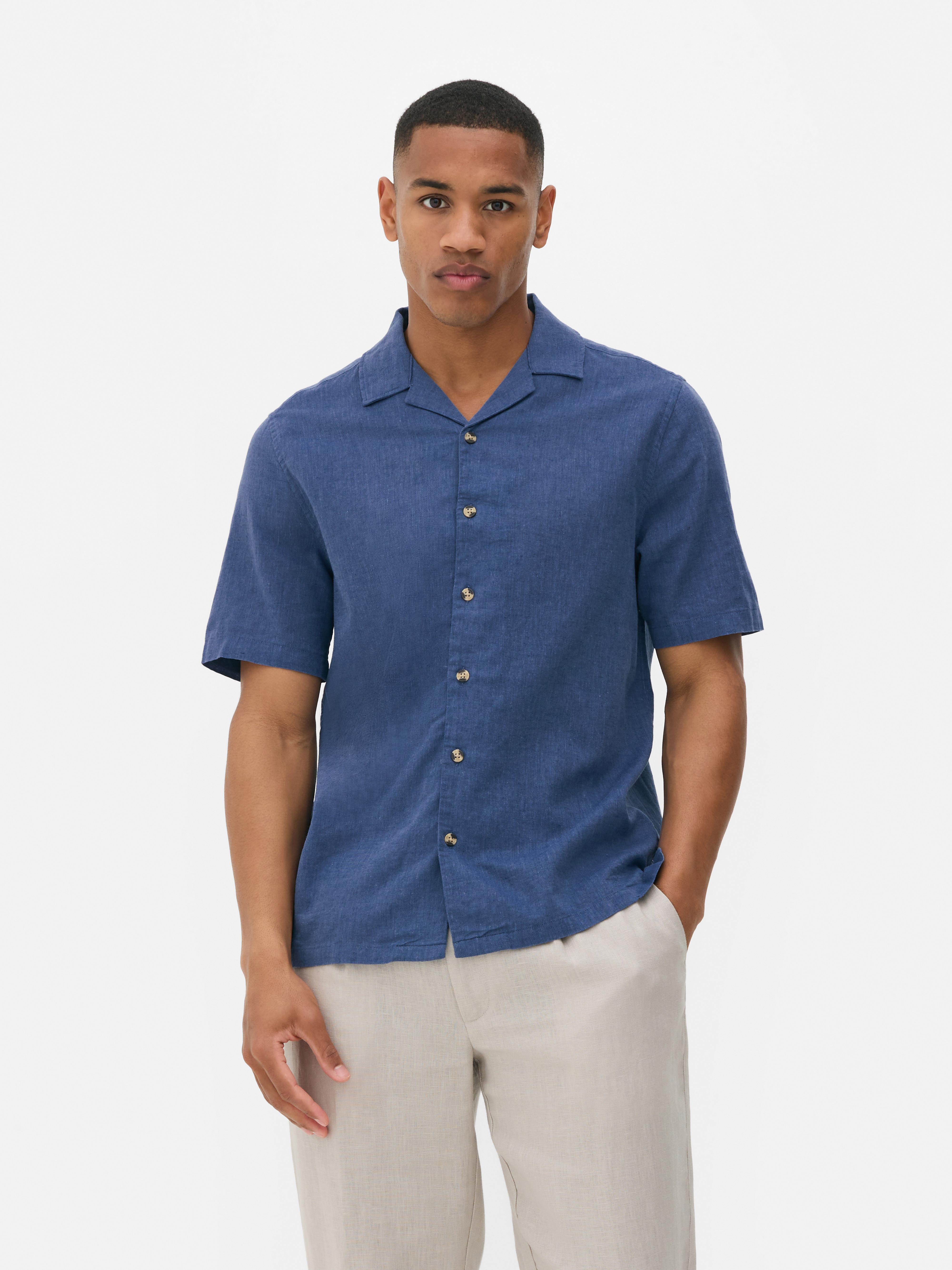 Short Sleeve Linen Top