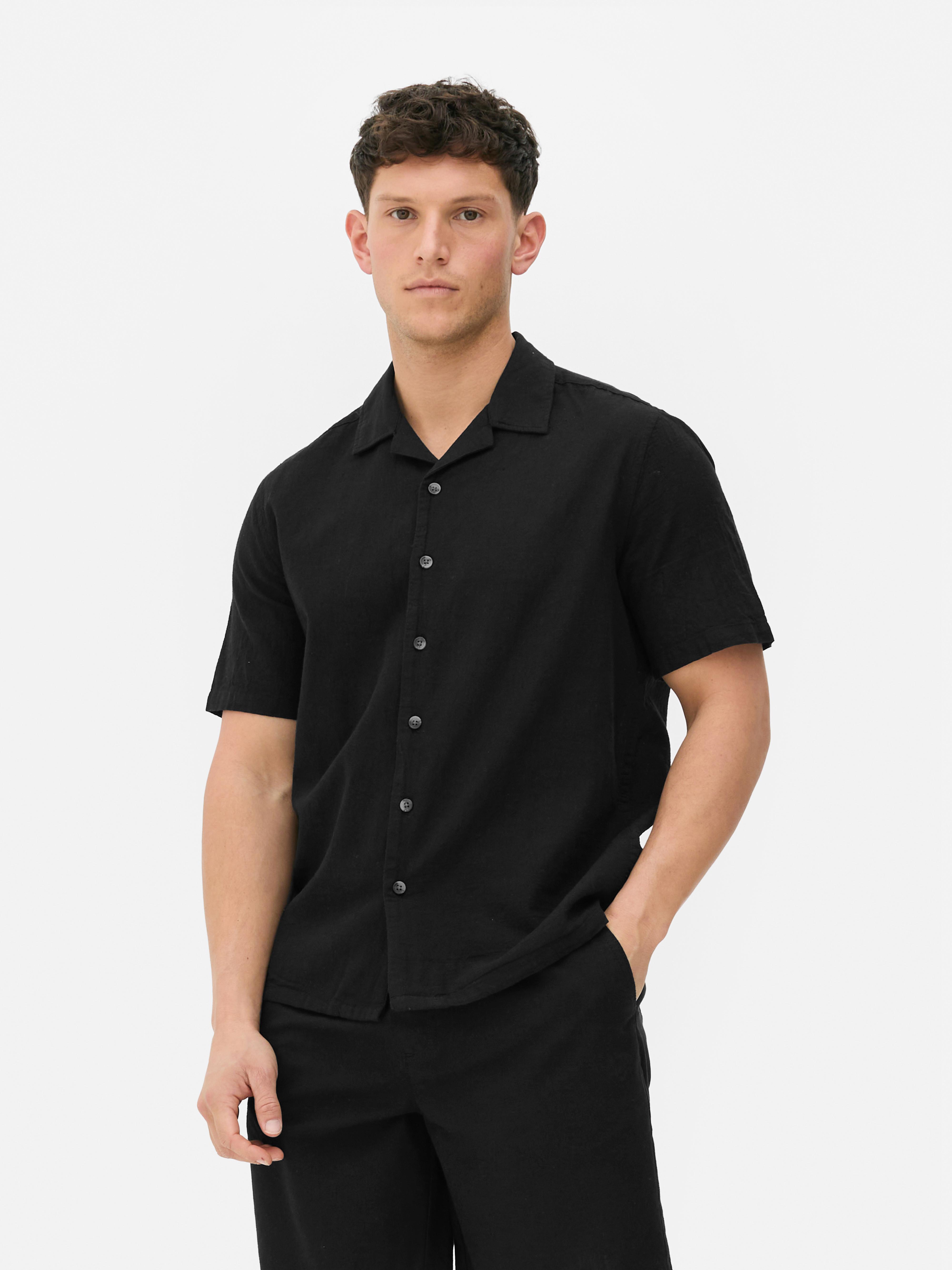 Short Sleeve Linen Top