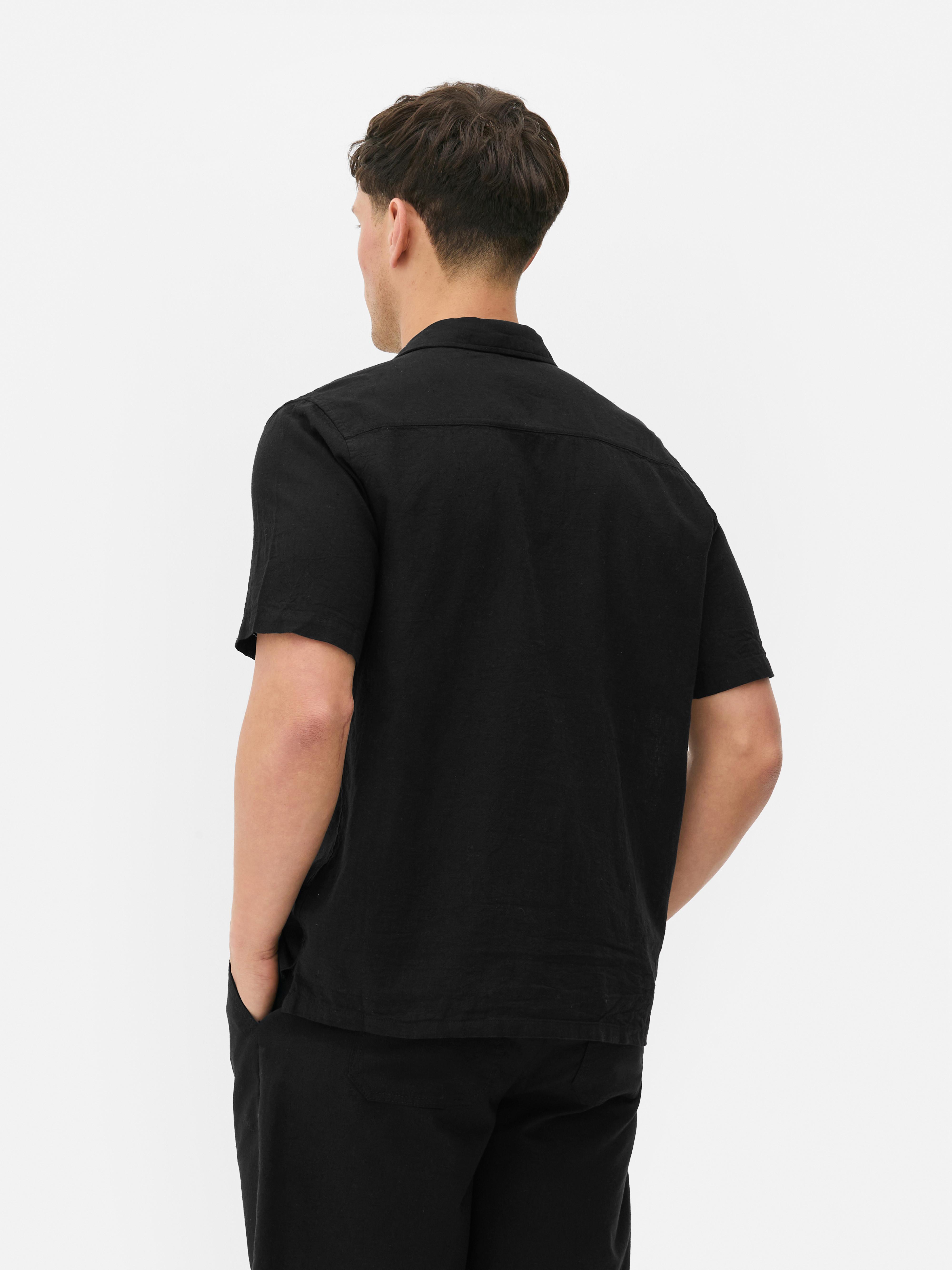 Short Sleeve Linen Top