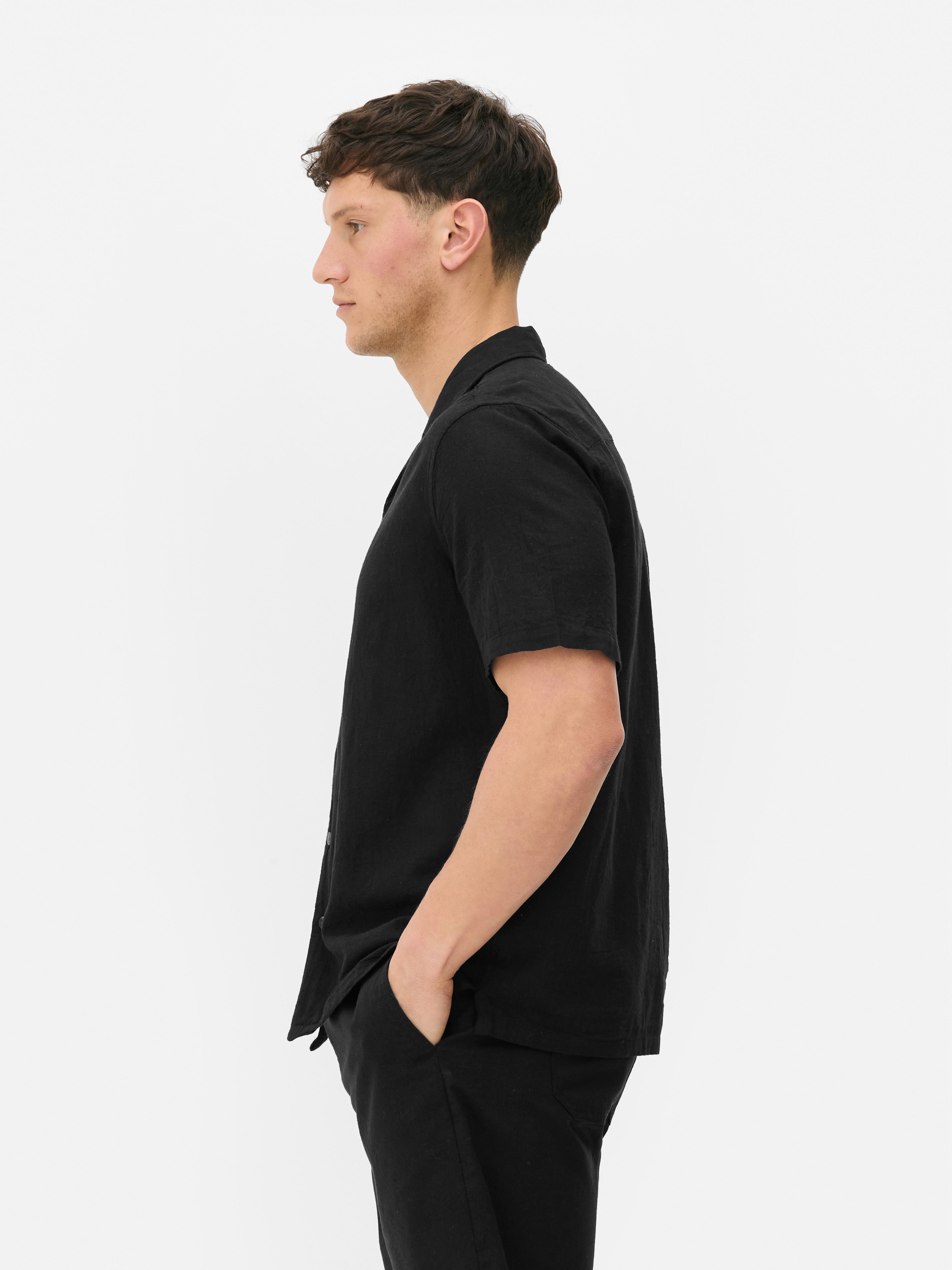 Short Sleeve Linen Top