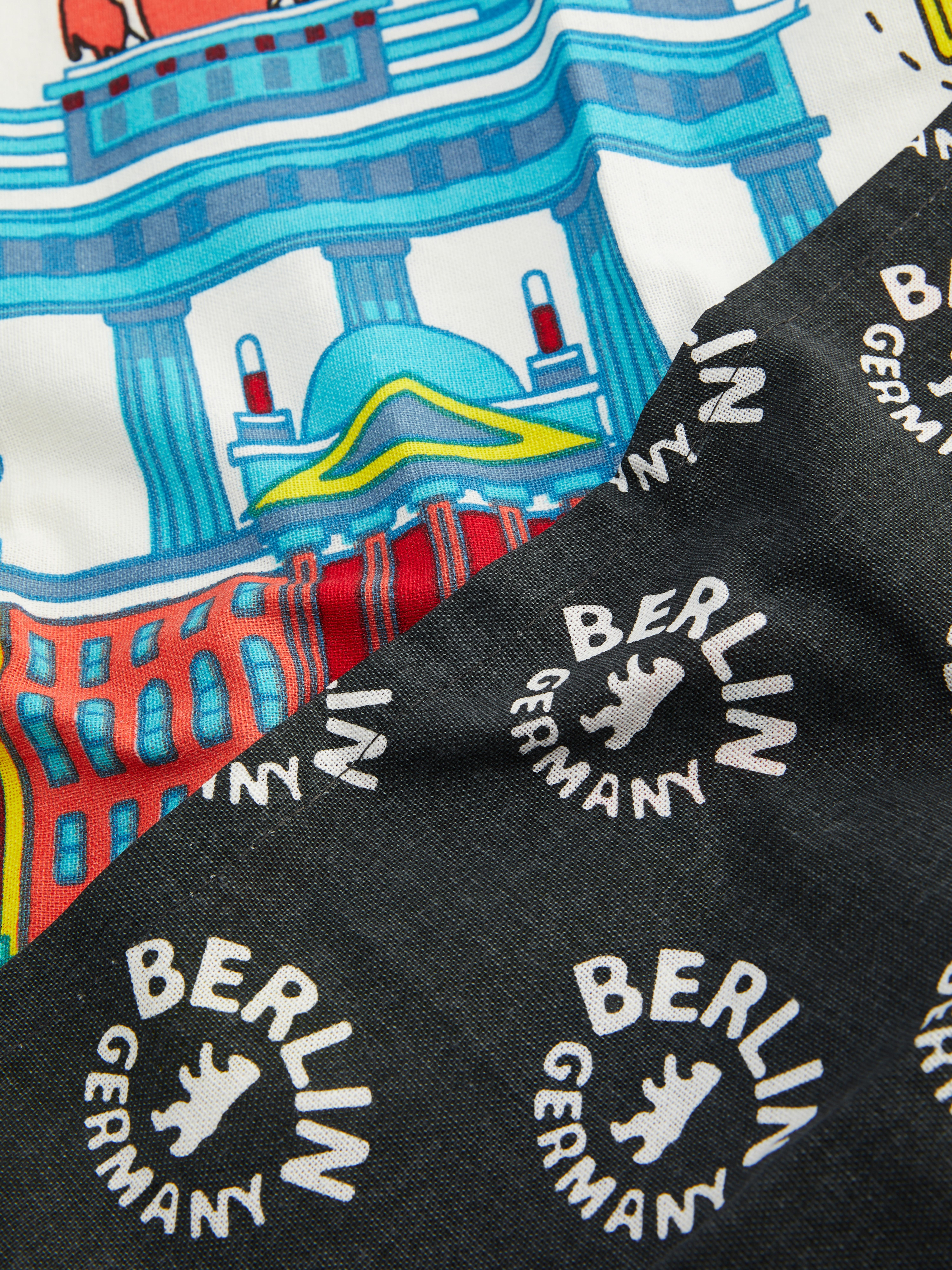 Geschirrtücher mit Berlin Germany-Motiven, 2er-Pack