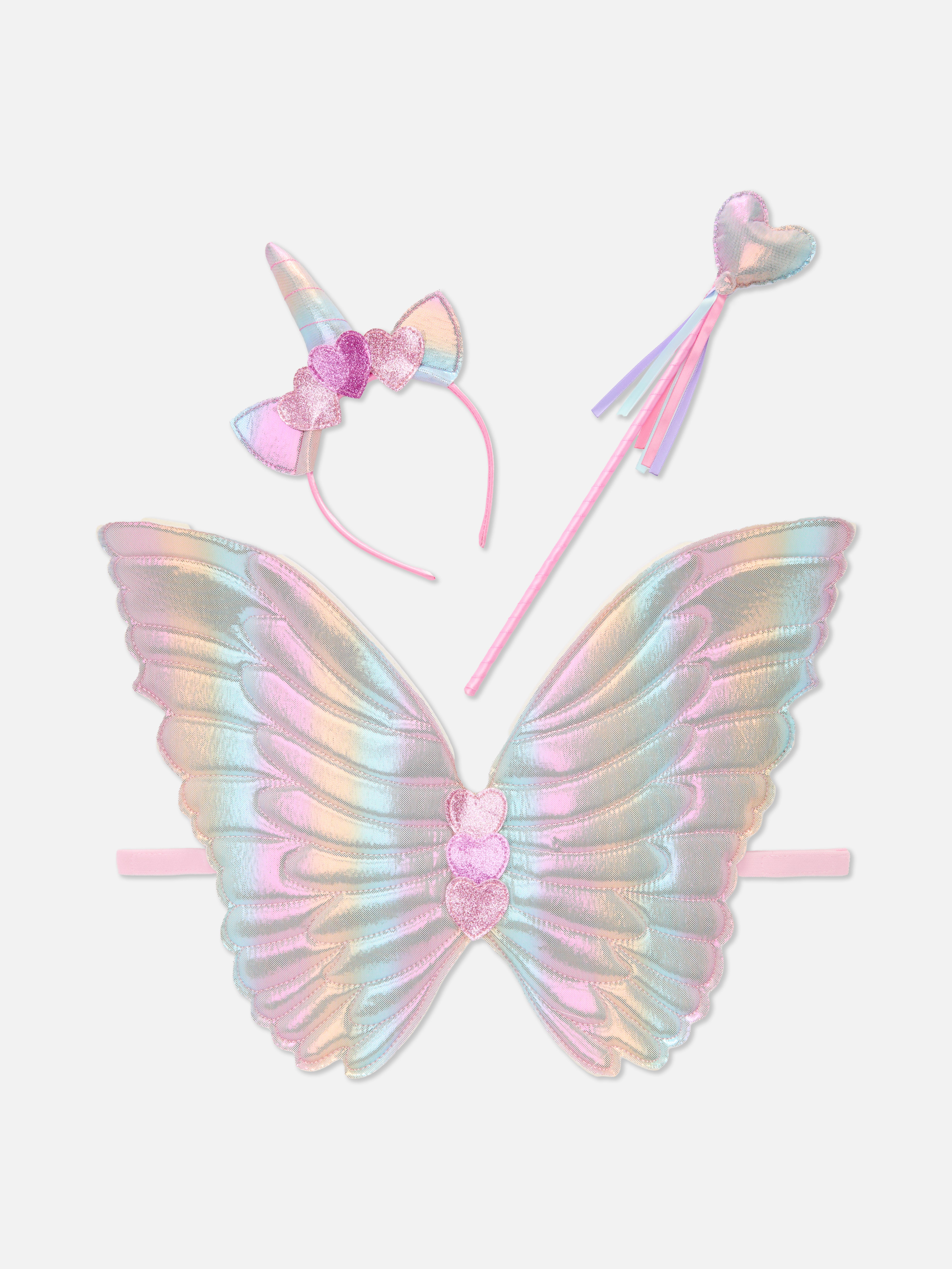 3-Piece Butterfly Dress Up Accessory Set