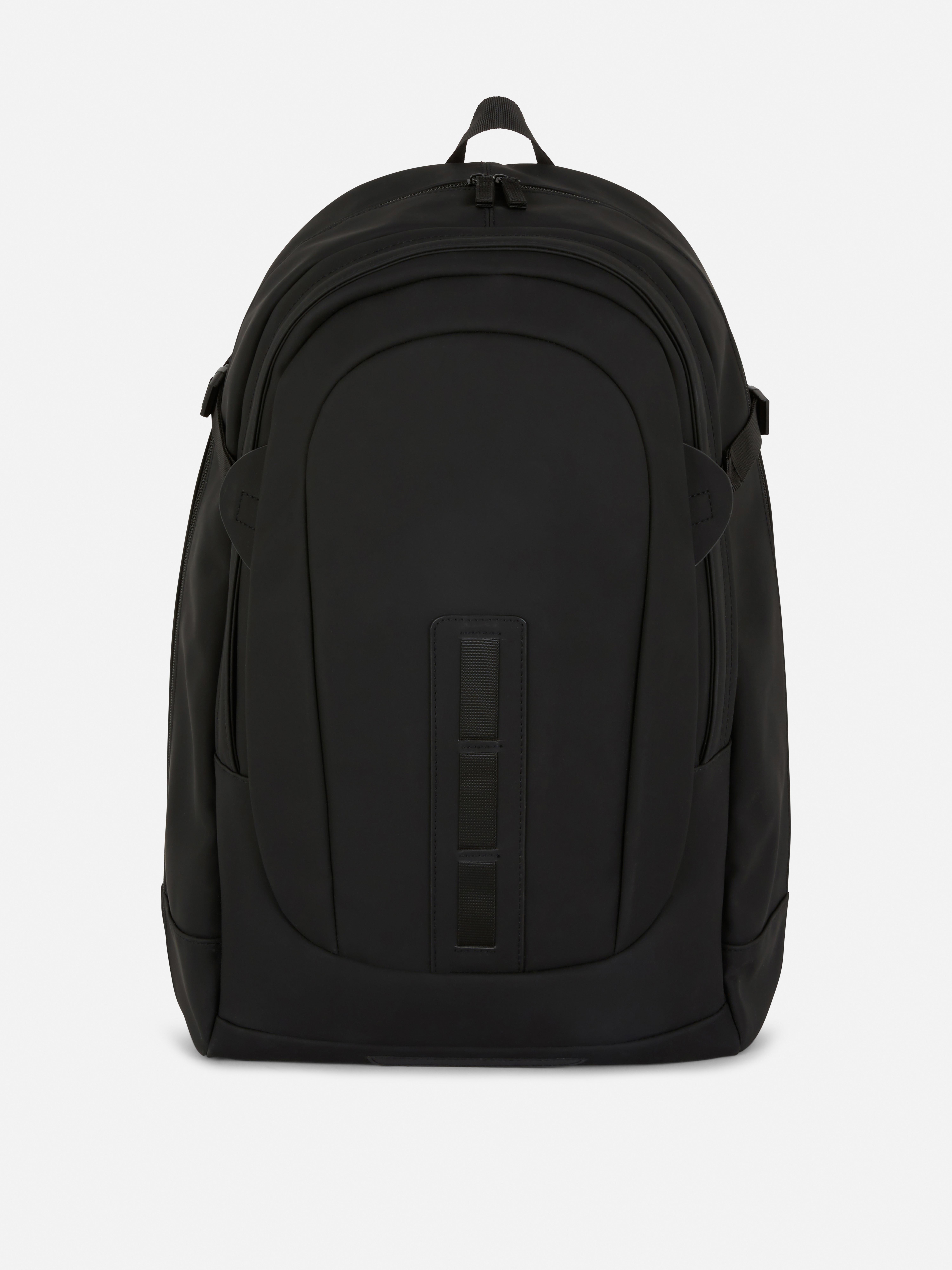 Rubberised Zip Backpack