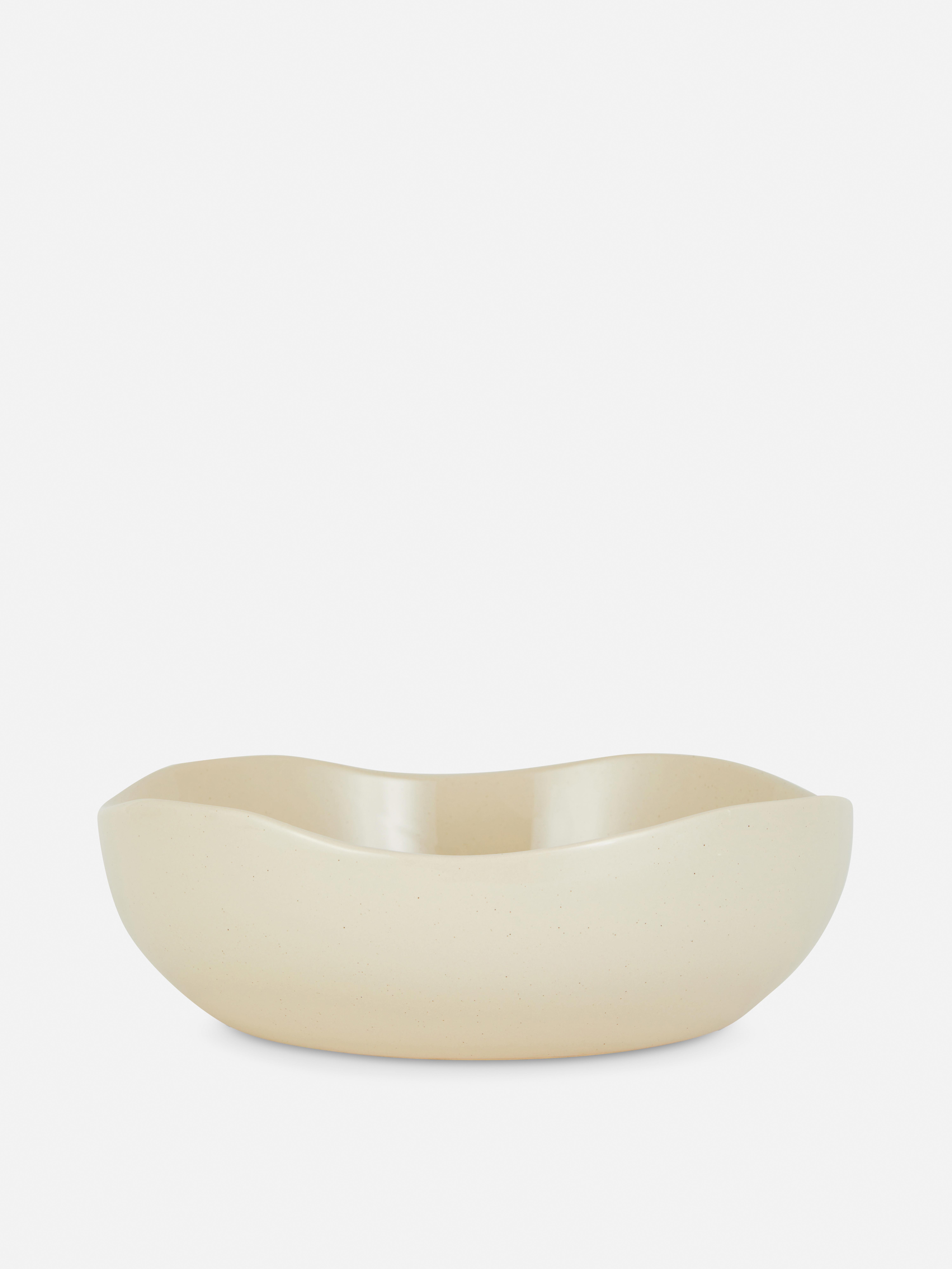 Speckle Glaze Serving Bowl