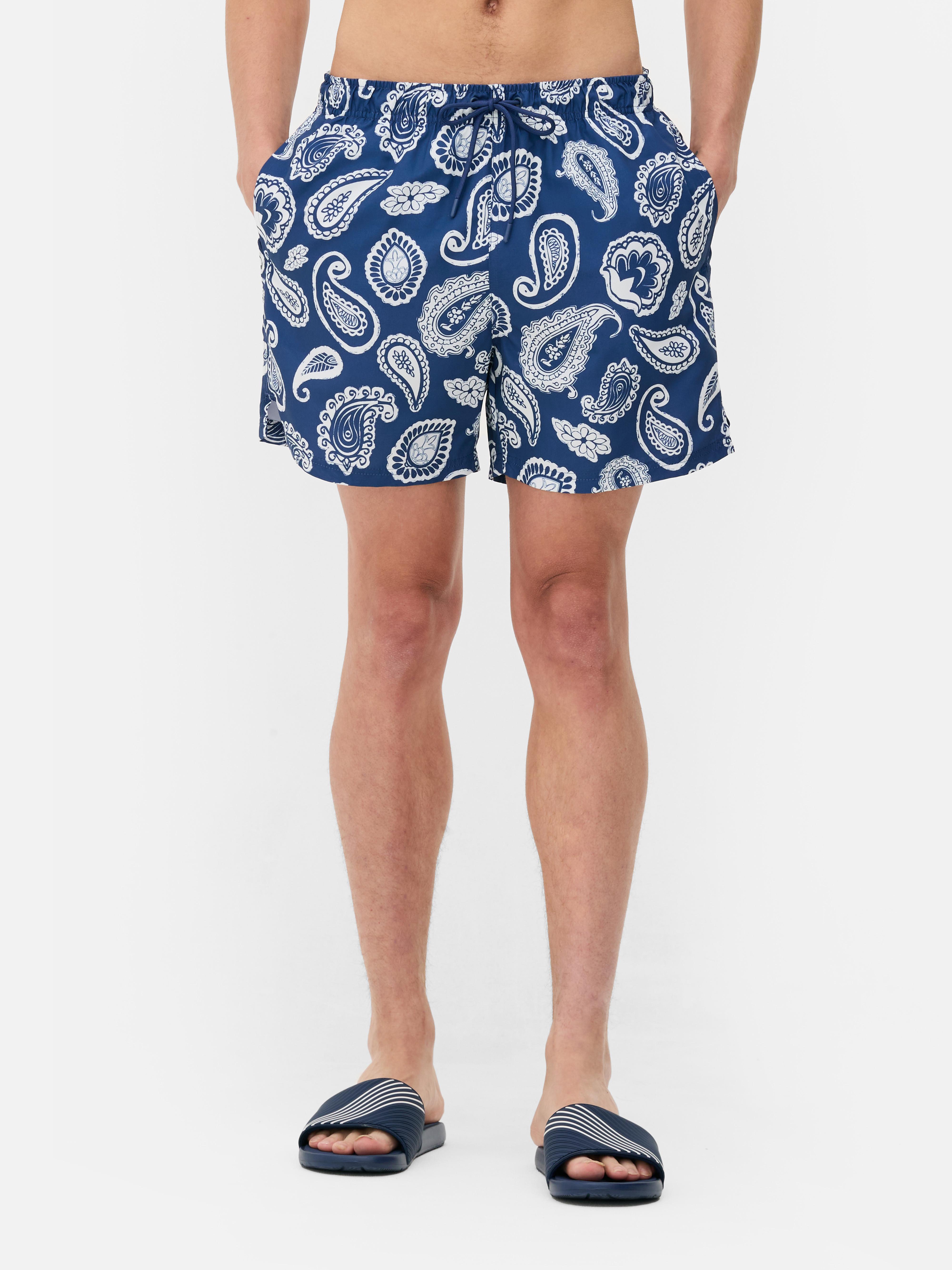 Zwemshorts met paisley-print