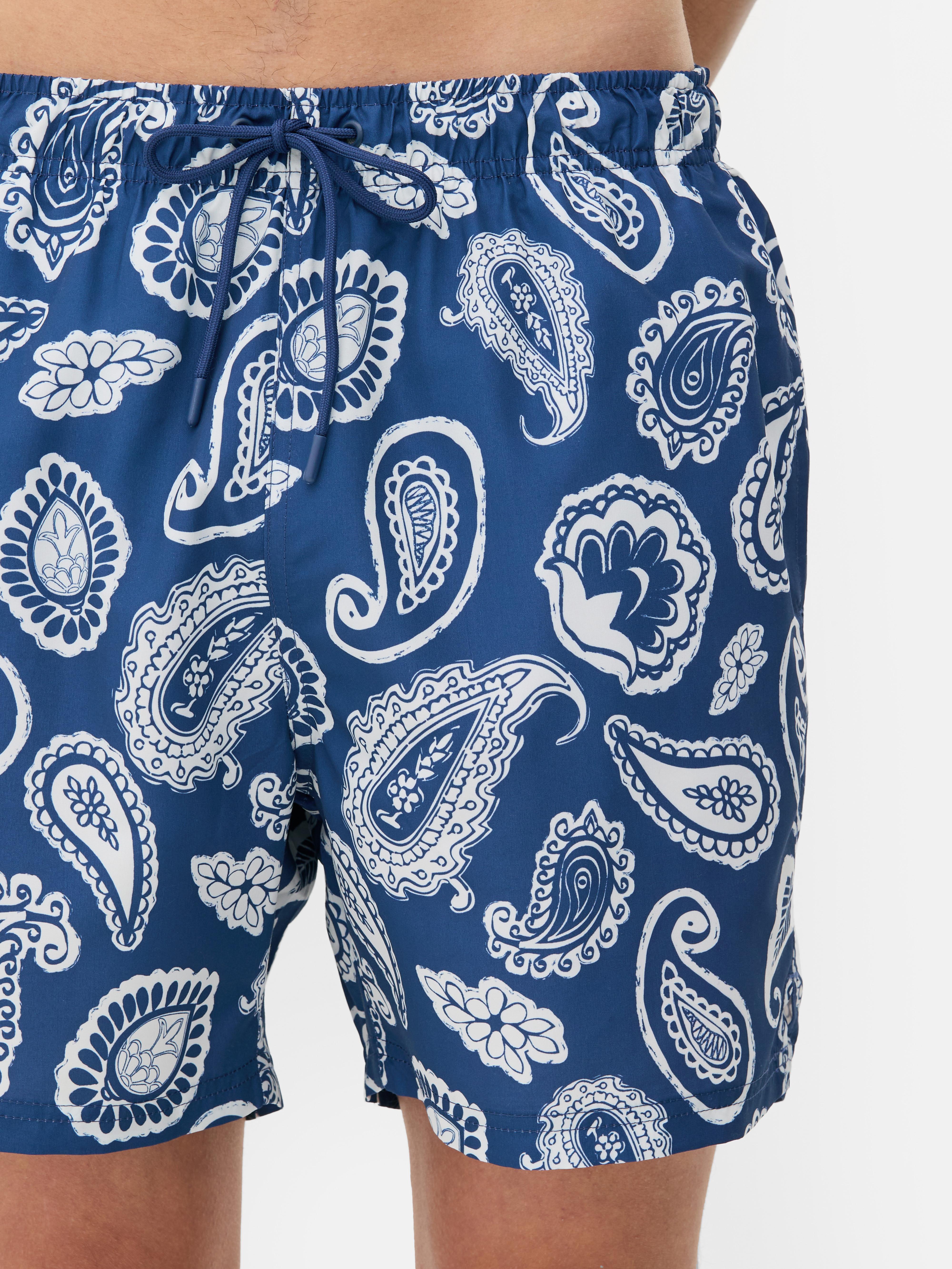 Zwemshorts met paisley-print