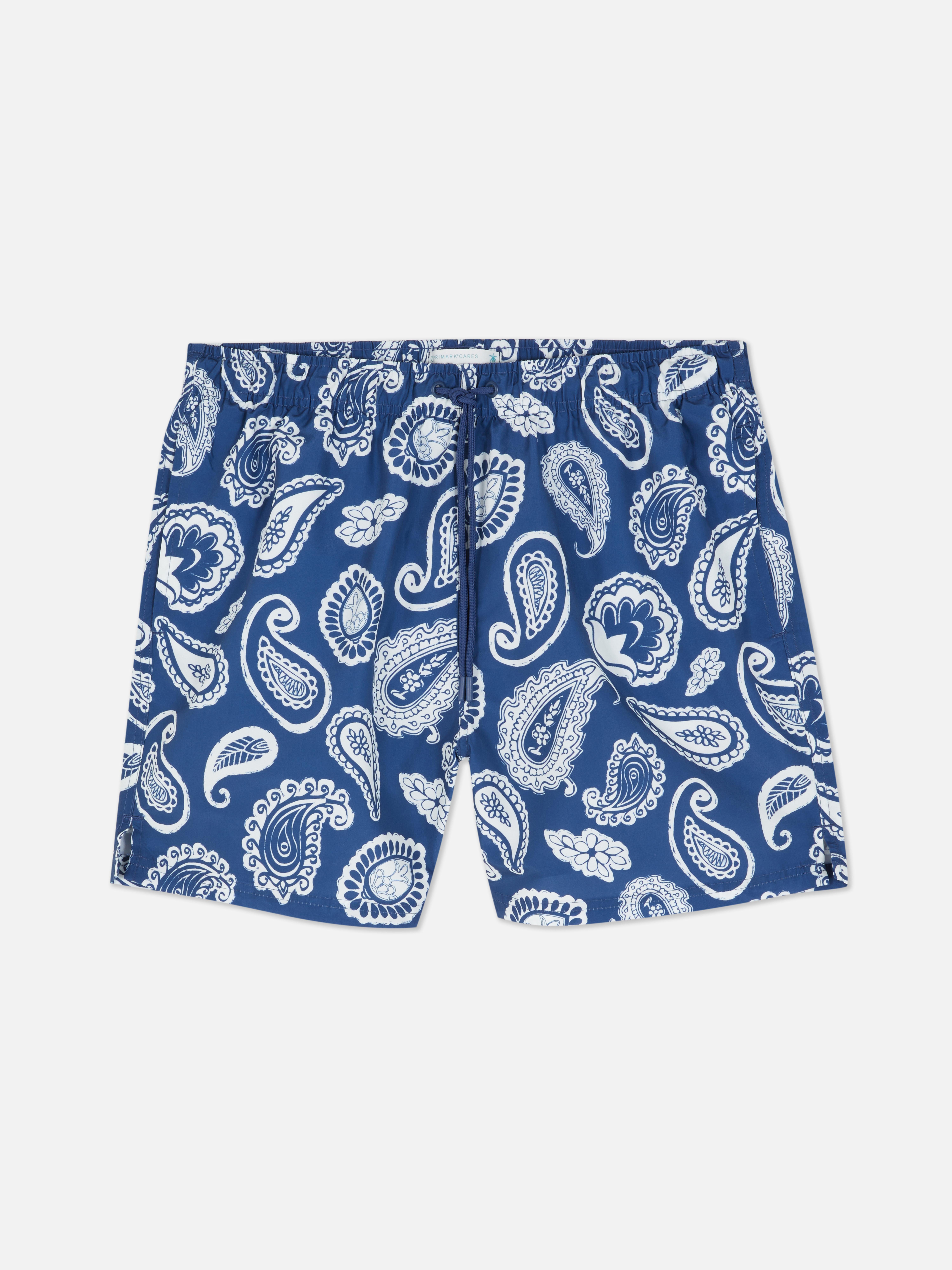 Zwemshorts met paisley-print