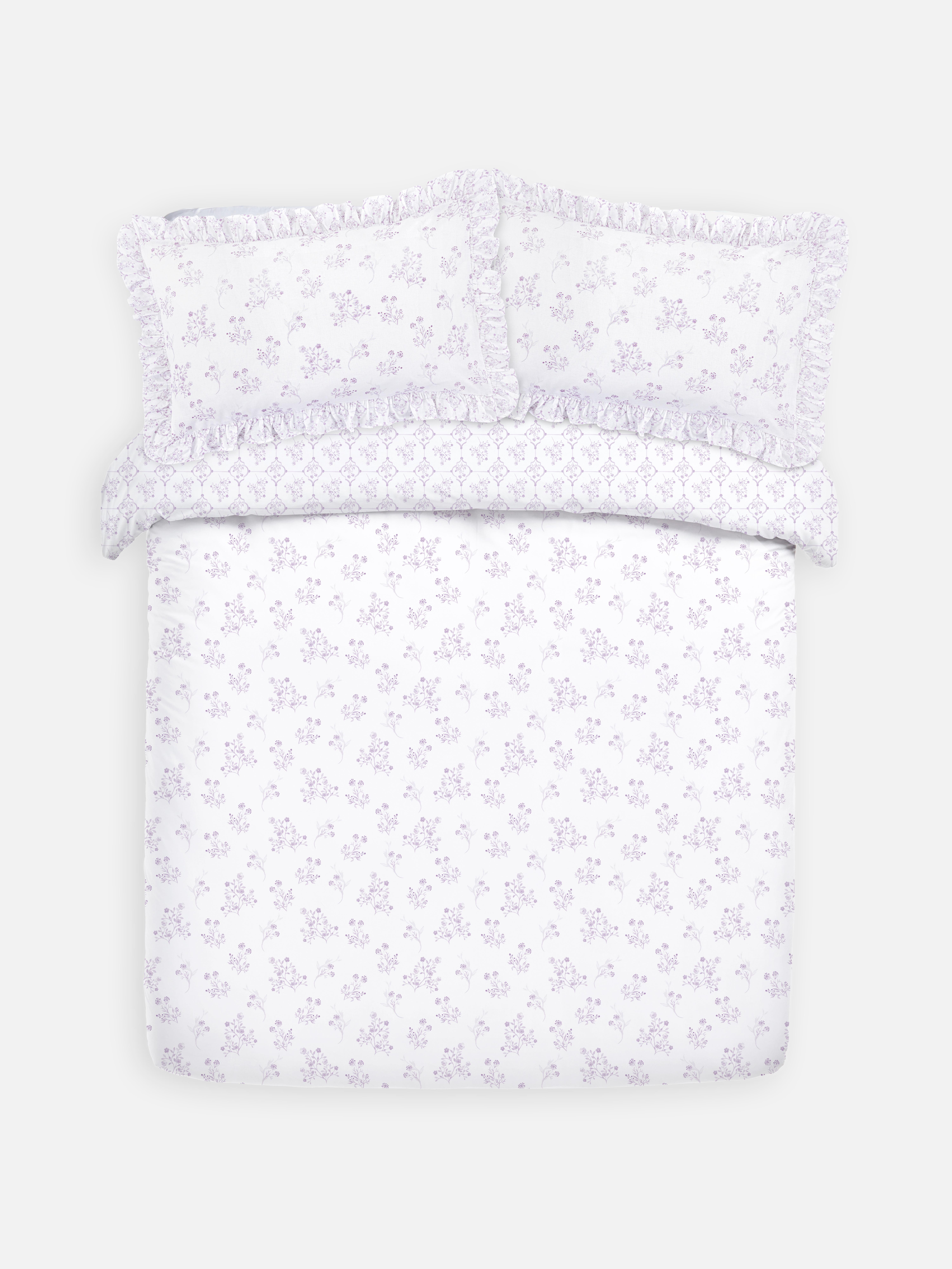 Reversible Floral King Duvet Cover Set