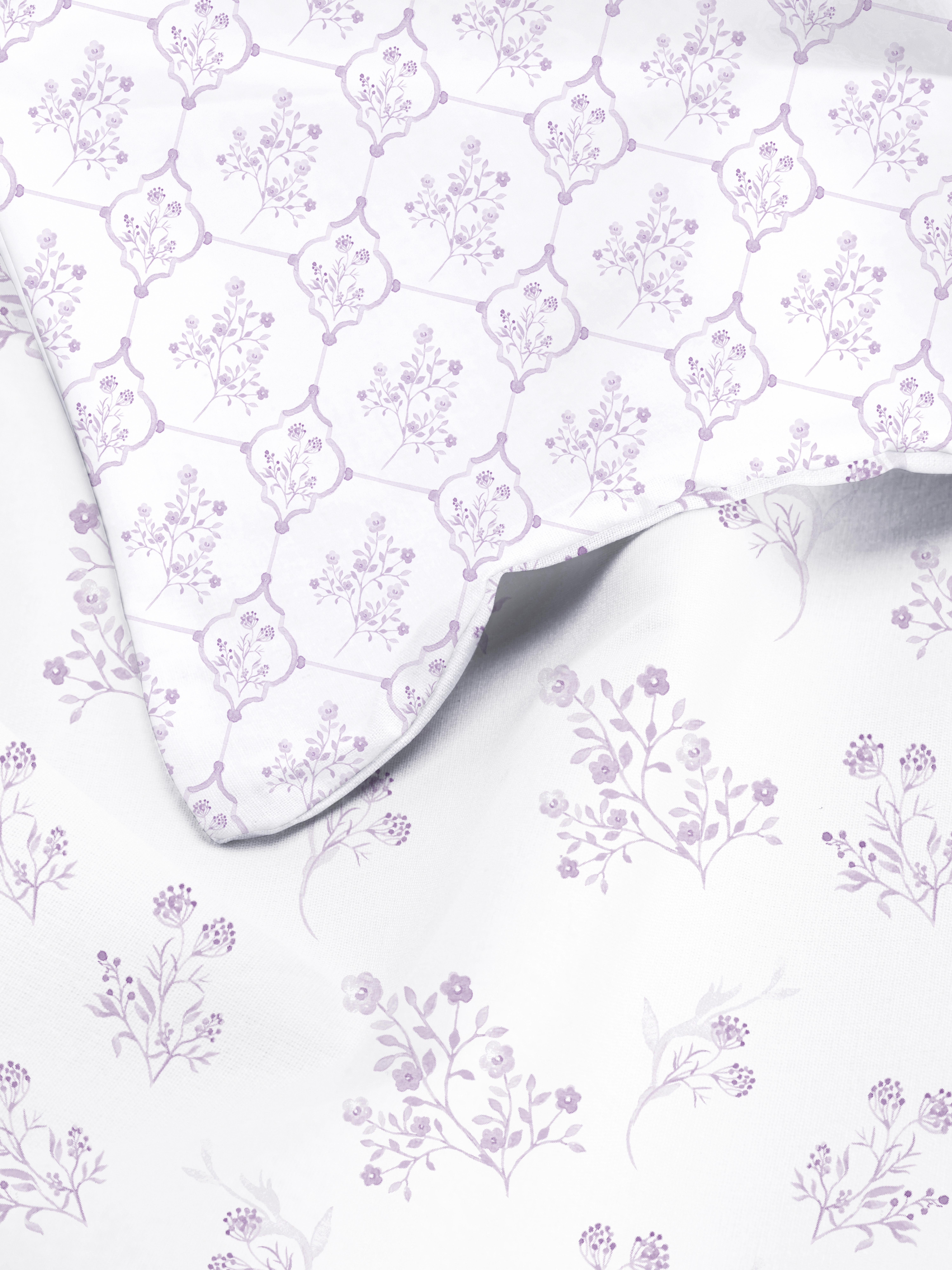 Reversible Floral King Duvet Cover Set