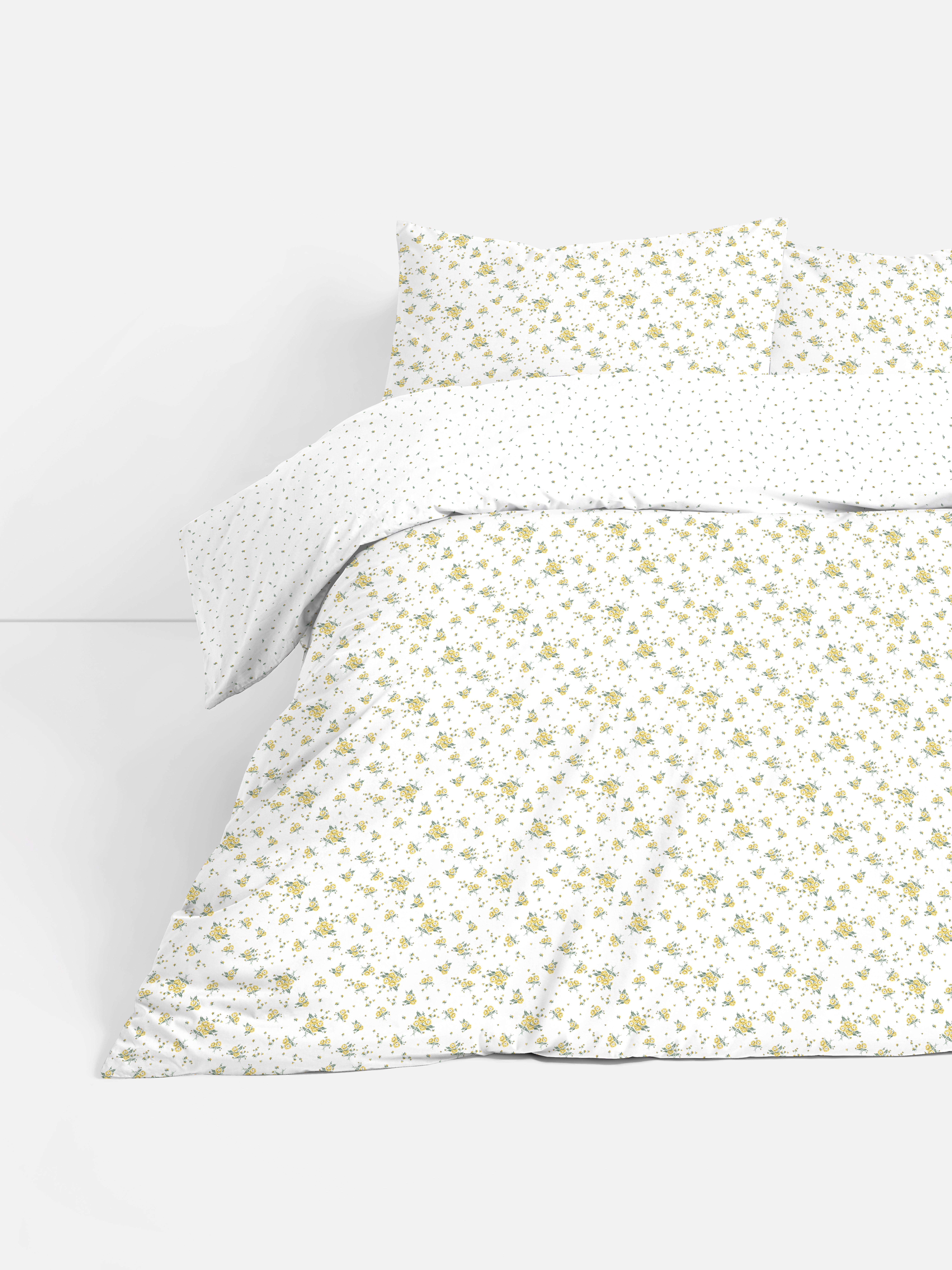 Reversible King Ditsy Floral Duvet Cover Set