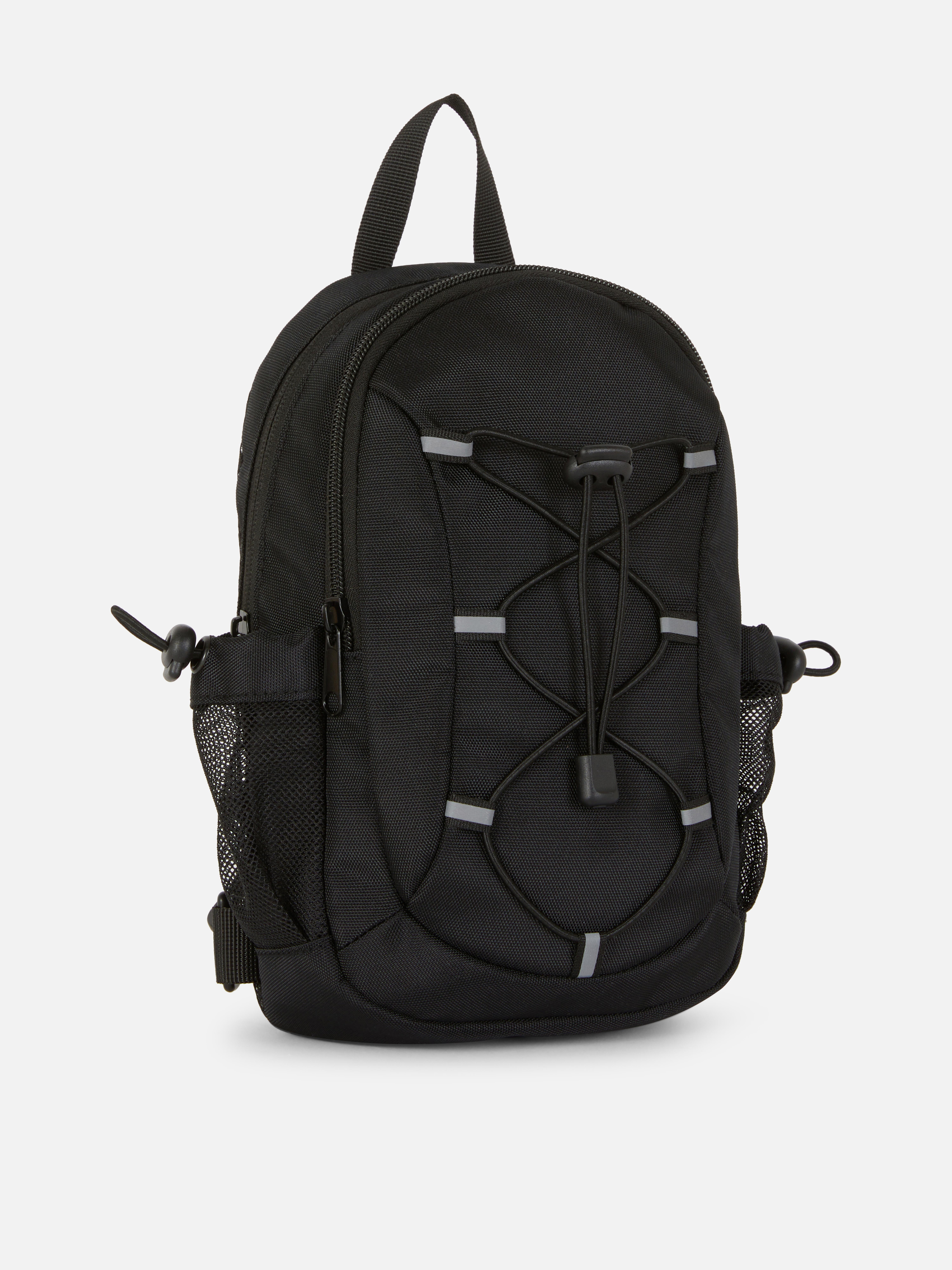 Men's Black Utility Sling Backpack | Primark
