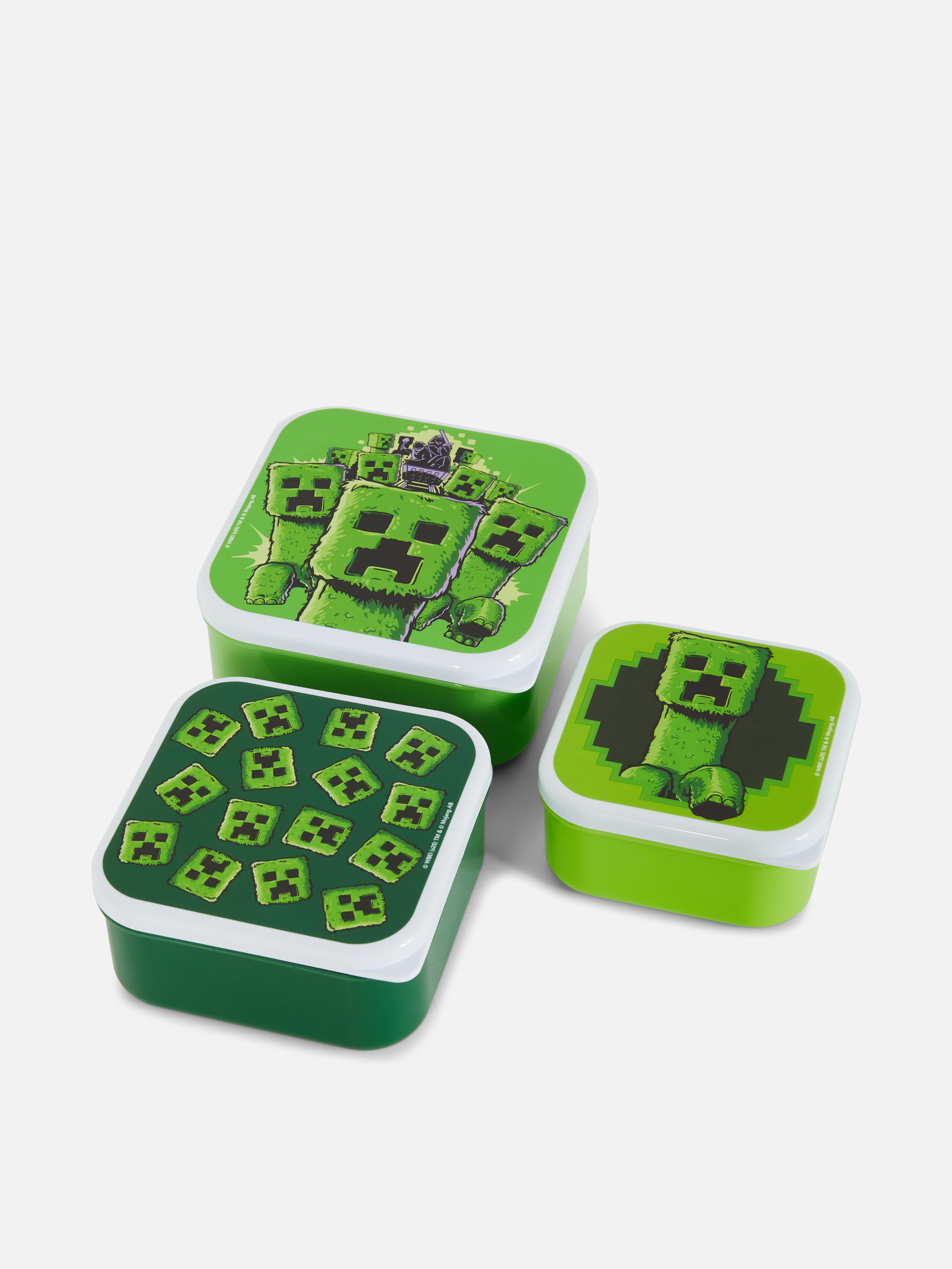 3pk Minecraft Lunch Boxes
