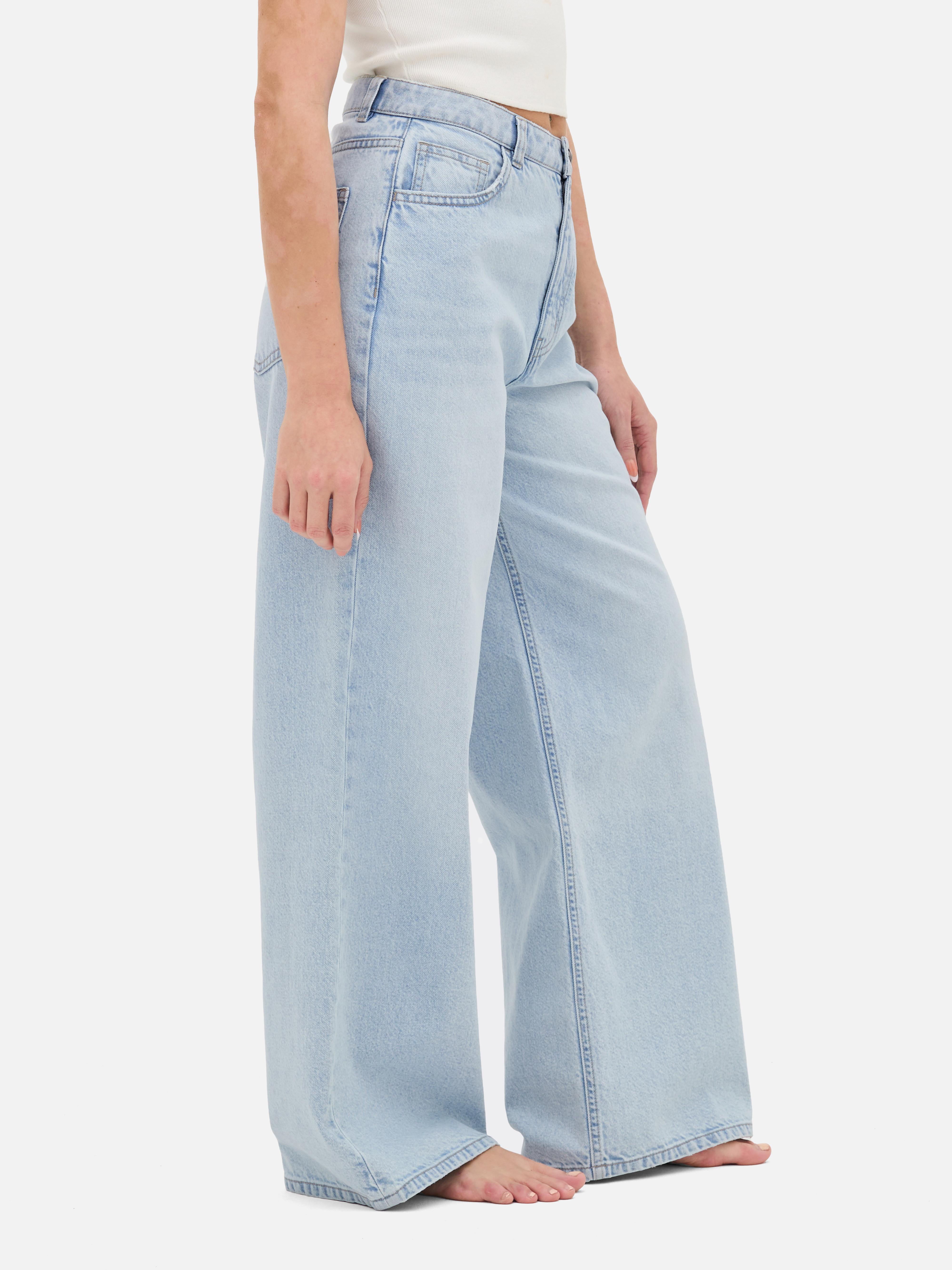 Wide Leg Denim Jeans