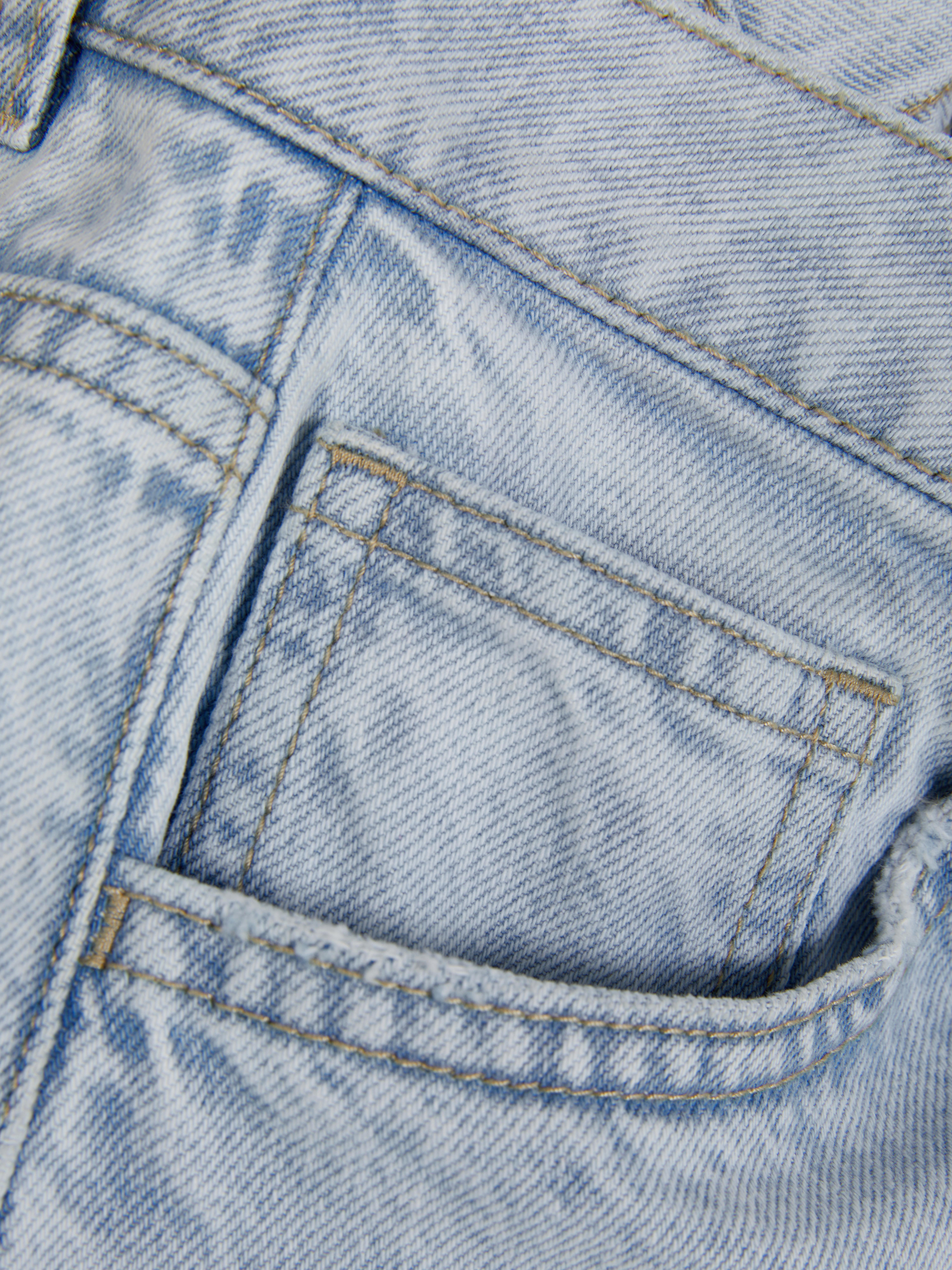 Wide Leg Denim Jeans