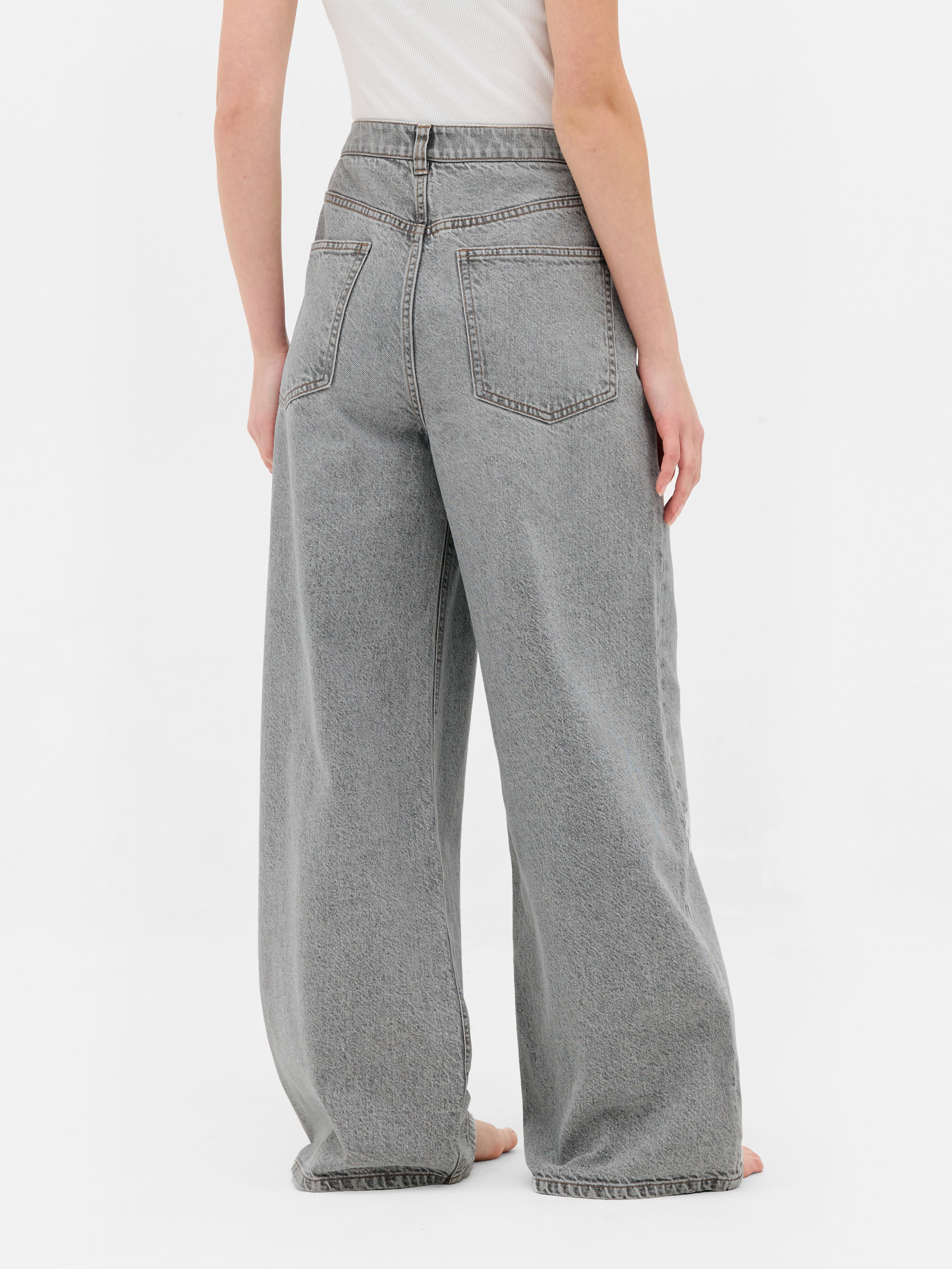 Wide Leg Denim Jeans