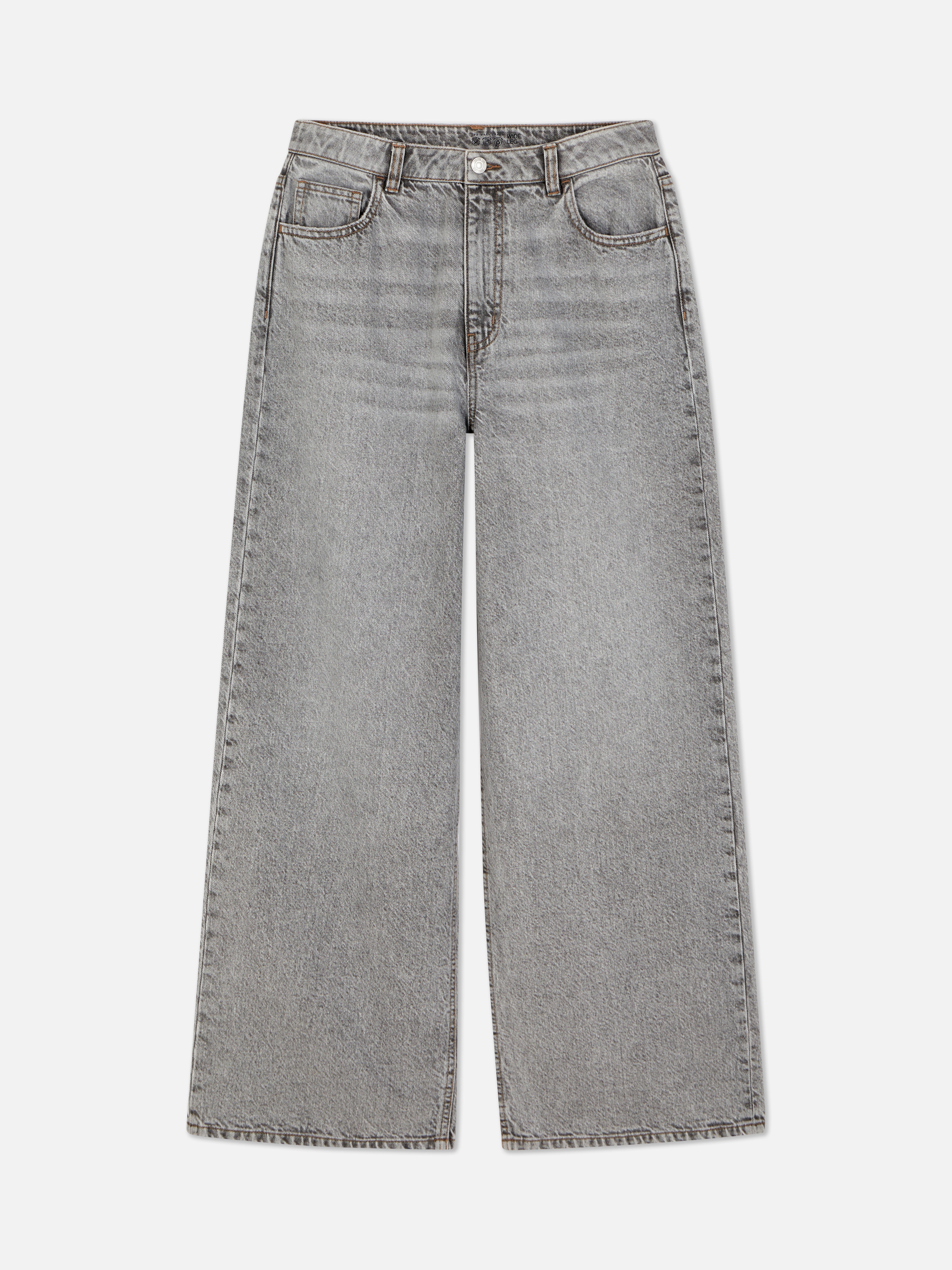 Wide Leg Denim Jeans