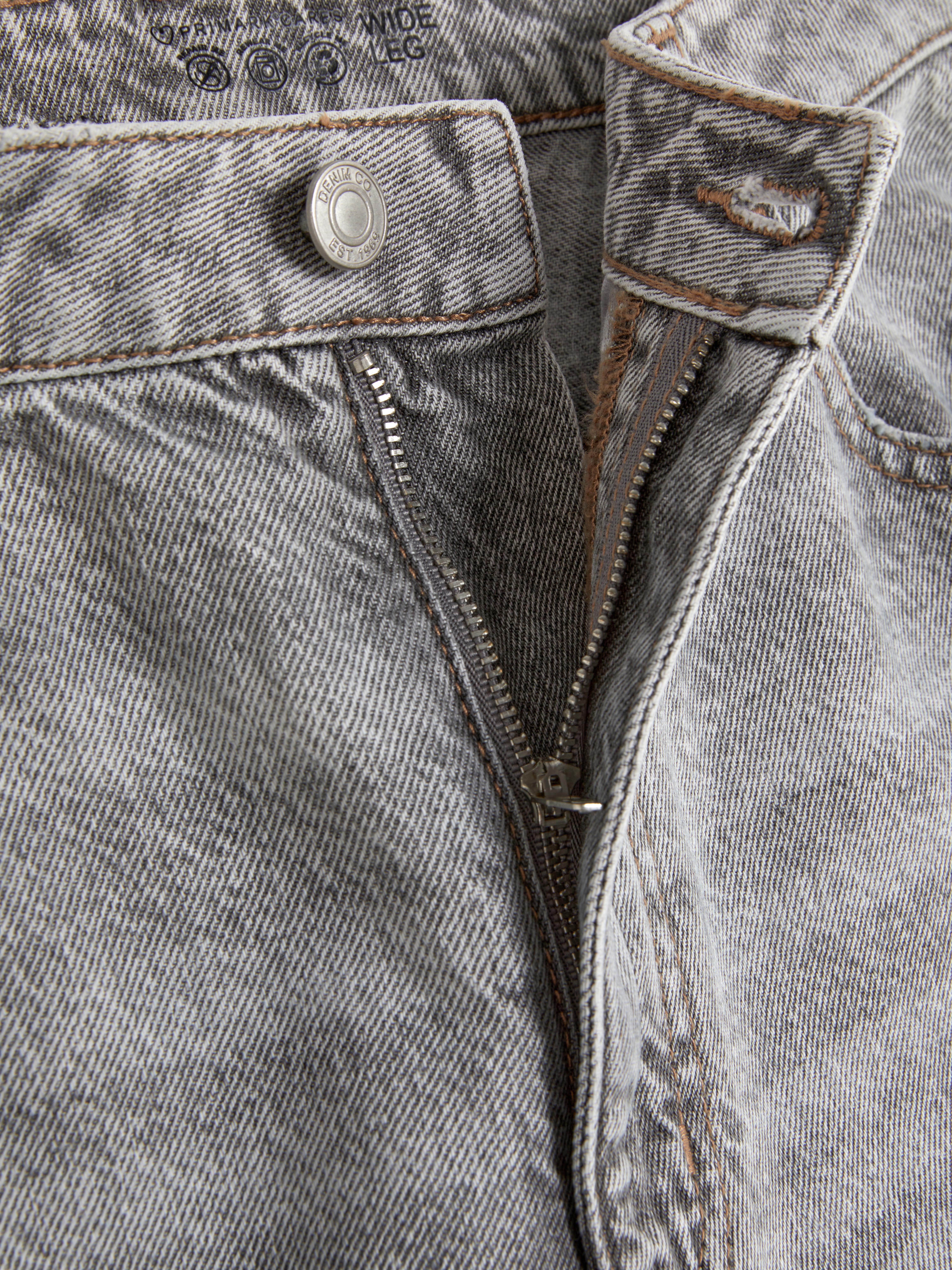 Wide Leg Denim Jeans