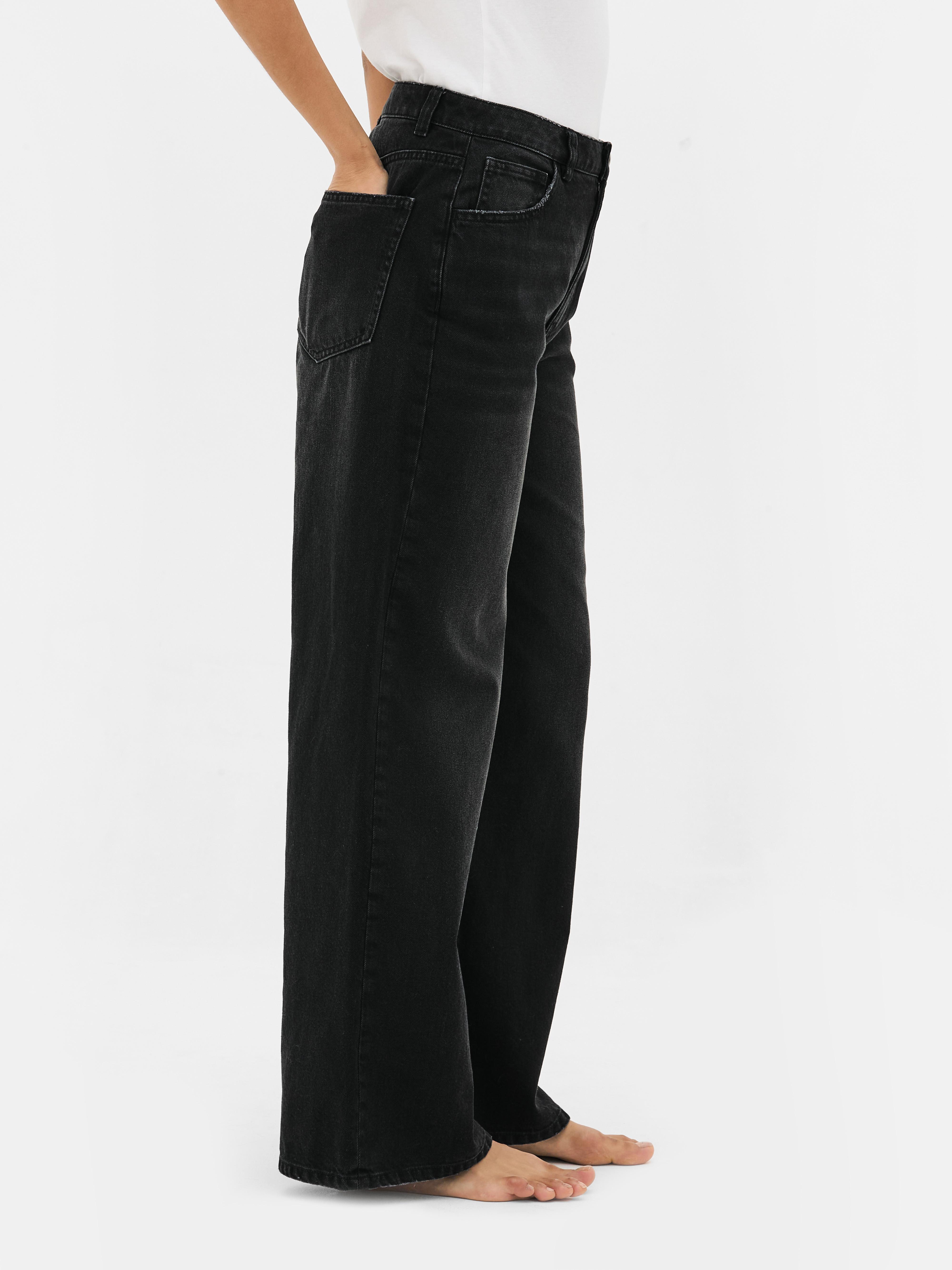 Wide Leg Denim Jeans