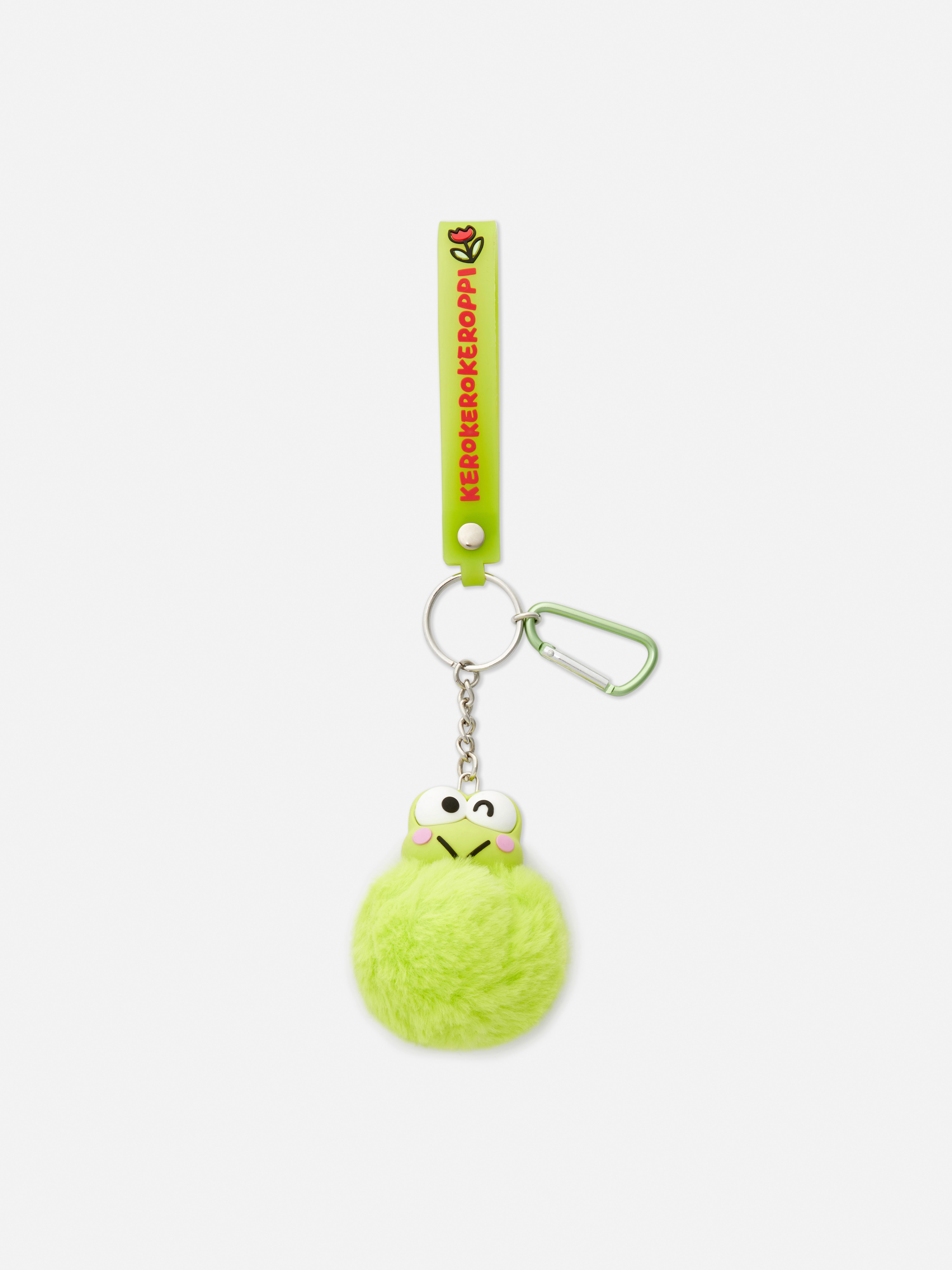 Pendente mala felpudo Hello Kitty Verde
