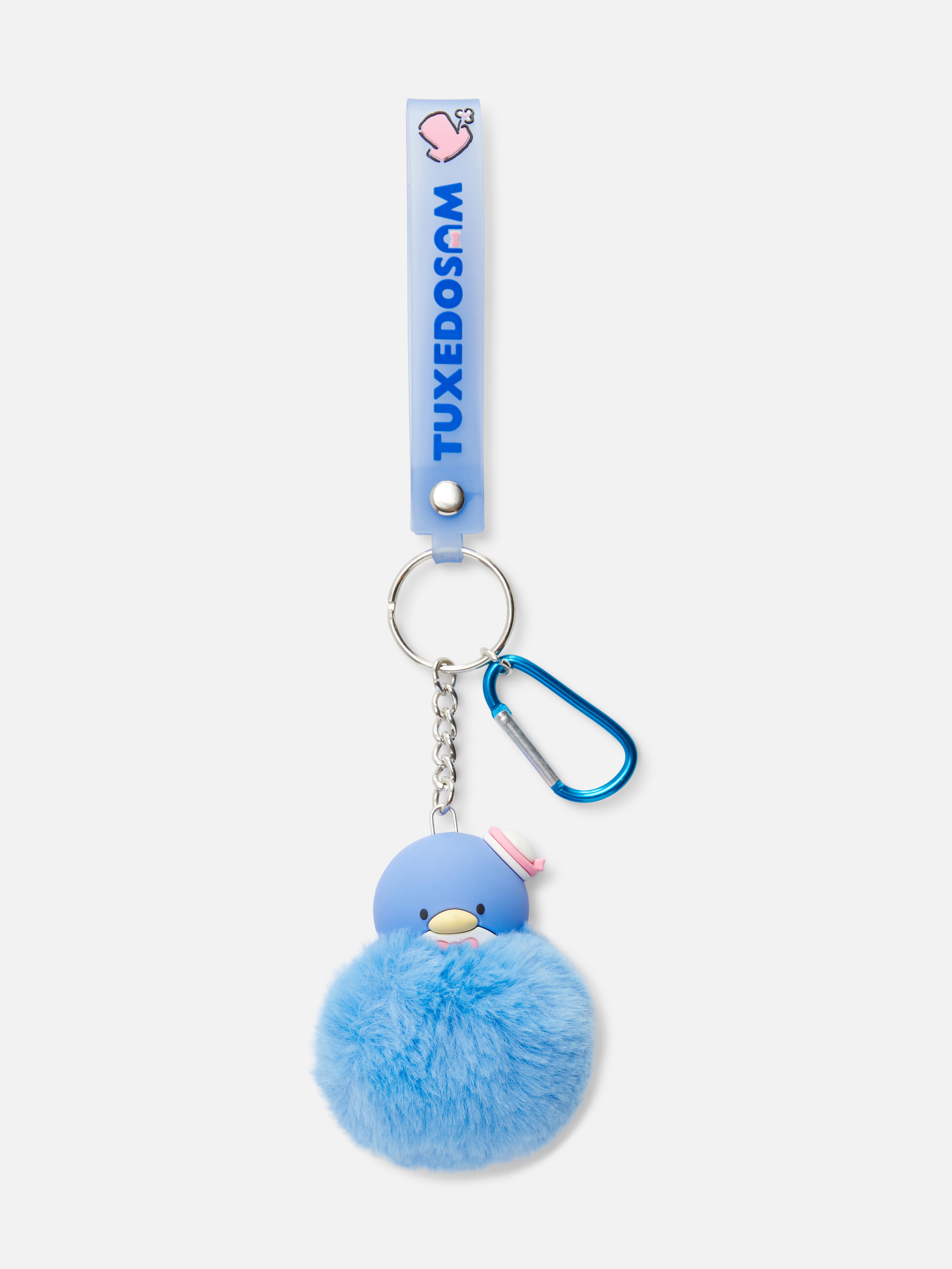Pendente mala felpudo Hello Kitty Azul